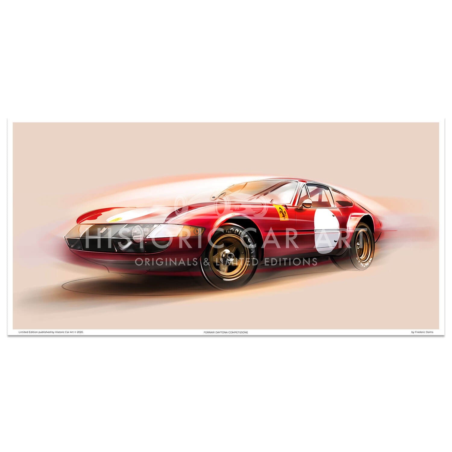 Ferrari Daytona Competizione | Art Print