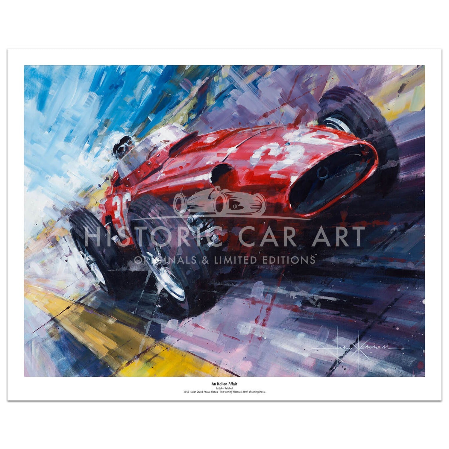 An Italian Affair | Stirling Moss | Maserati | Print