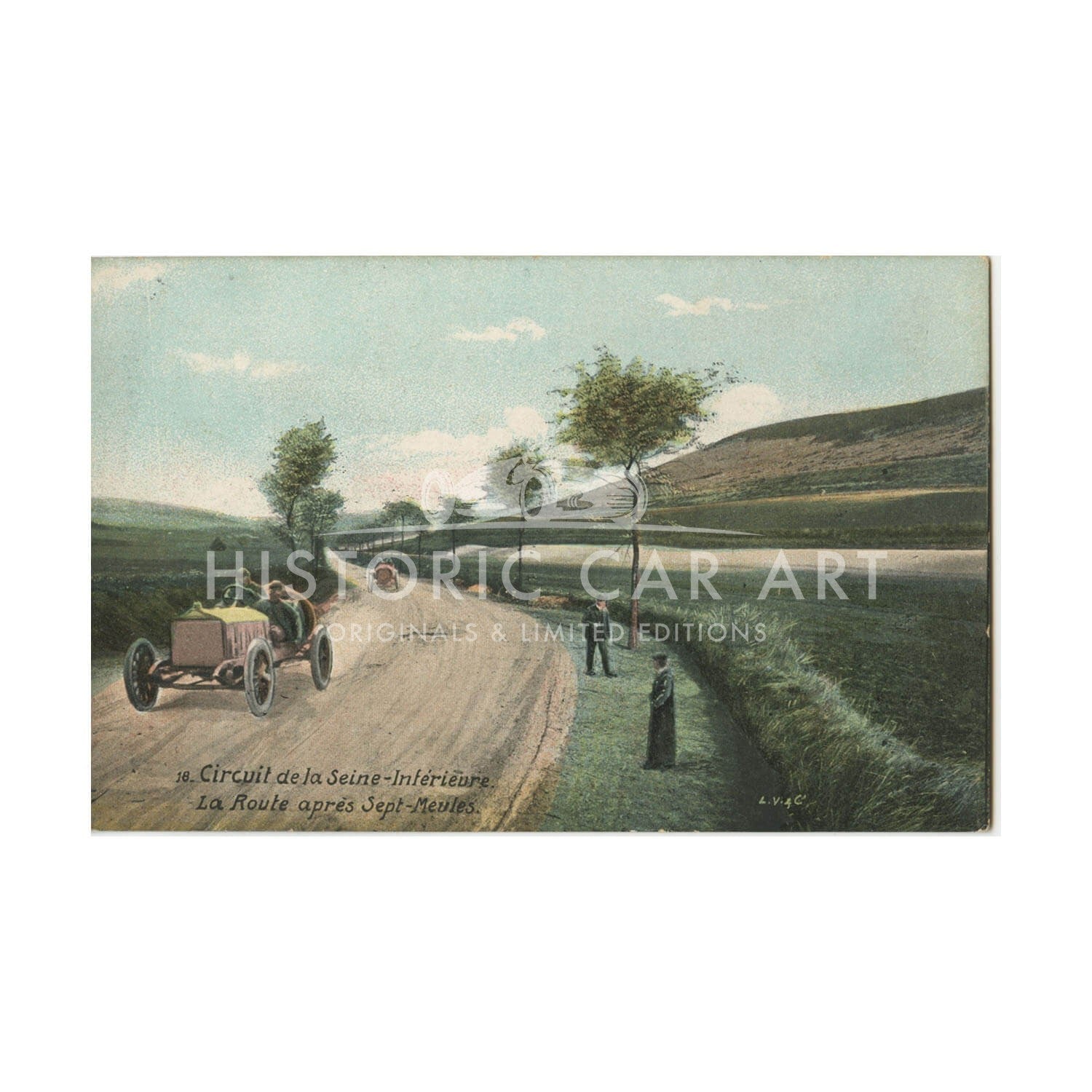French | 1900s Circuit de la Seine Inferieure #1 | Vintage Postcard