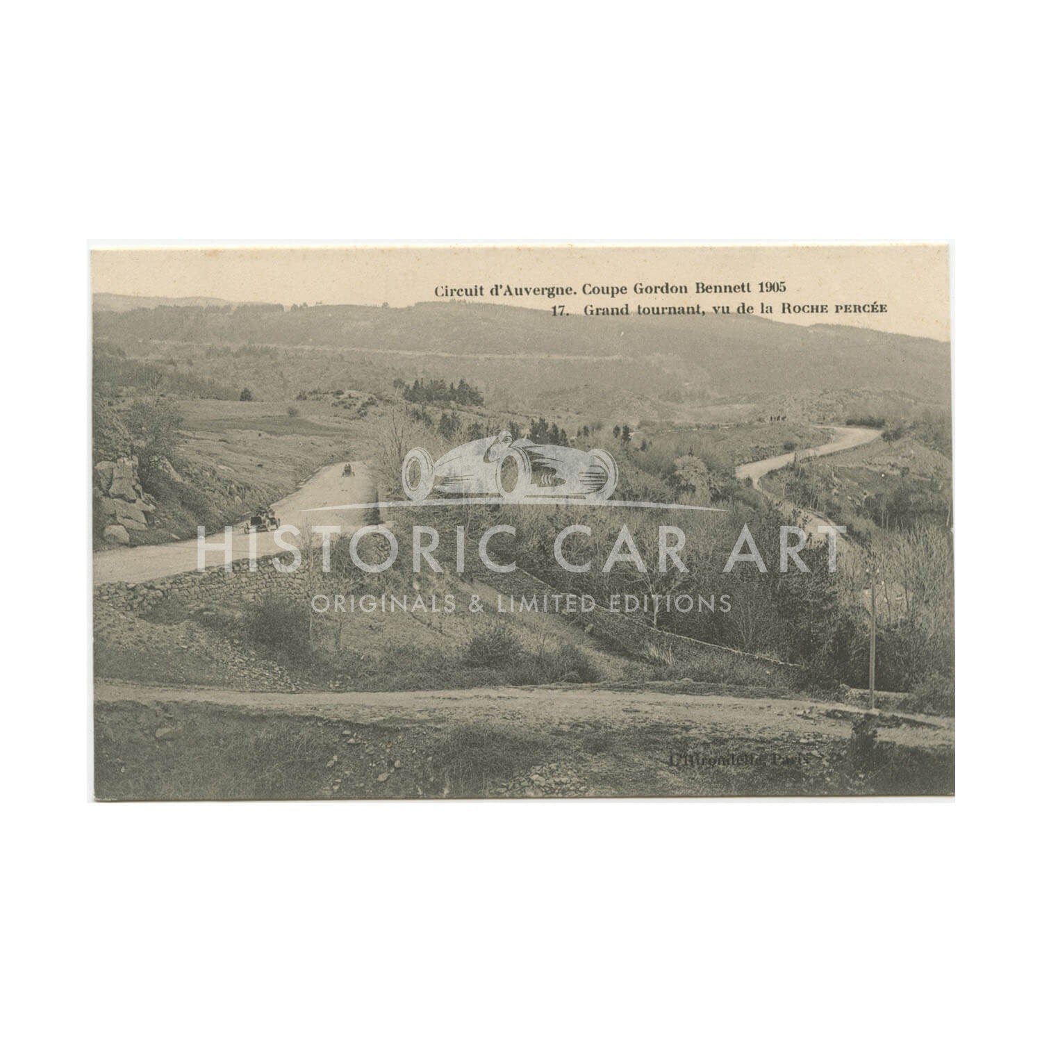 French | 1905 of Circuit d'Auvergne - Pierced Rock | Vintage Postcard