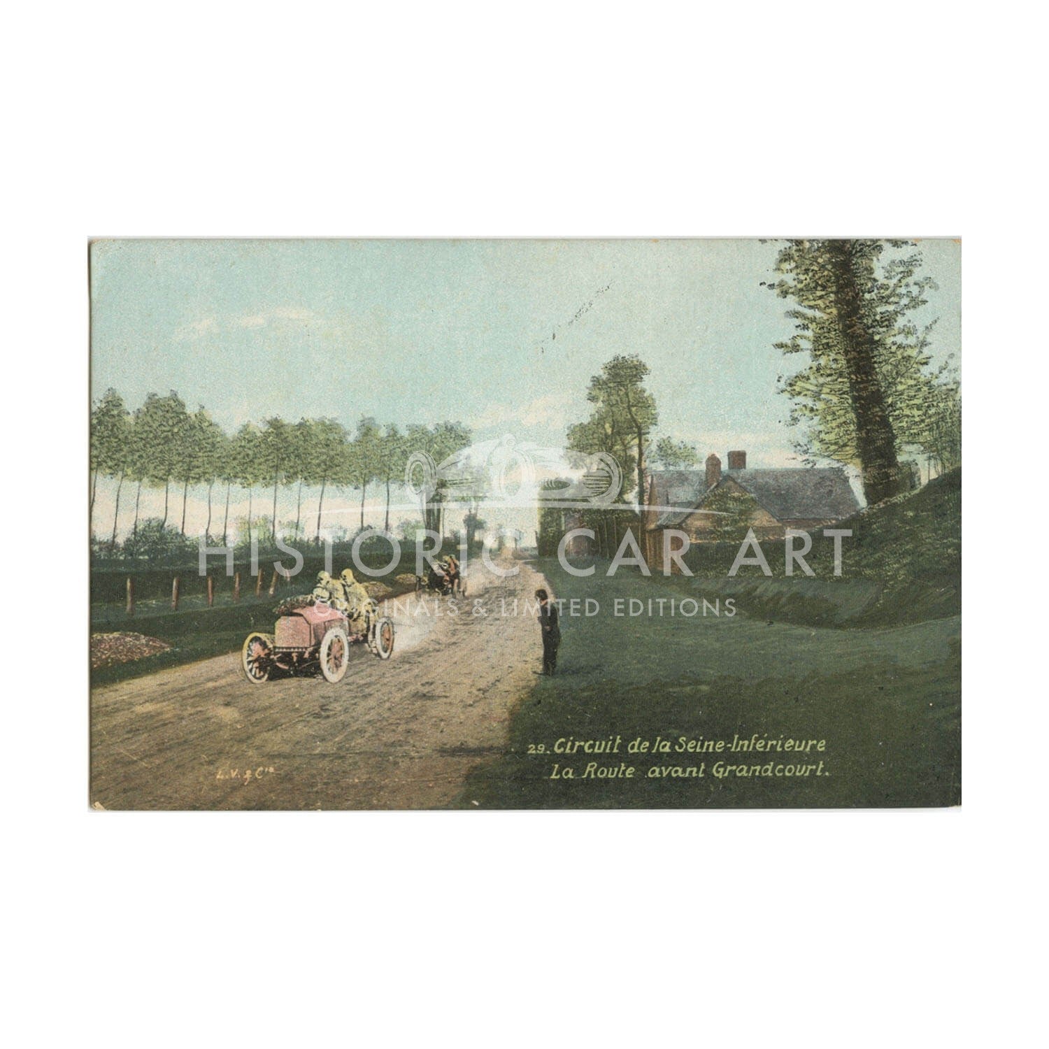 French | 1900s Circuit de la Seine Inferieure - Grandcourt | Vintage Postcard