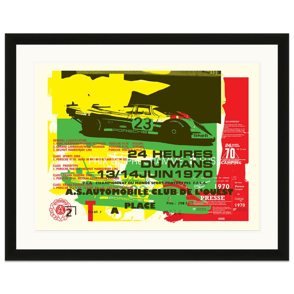 Porsche 917 | 1970 Le Mans 24 Hours Celebration | Art Print | Poster #1