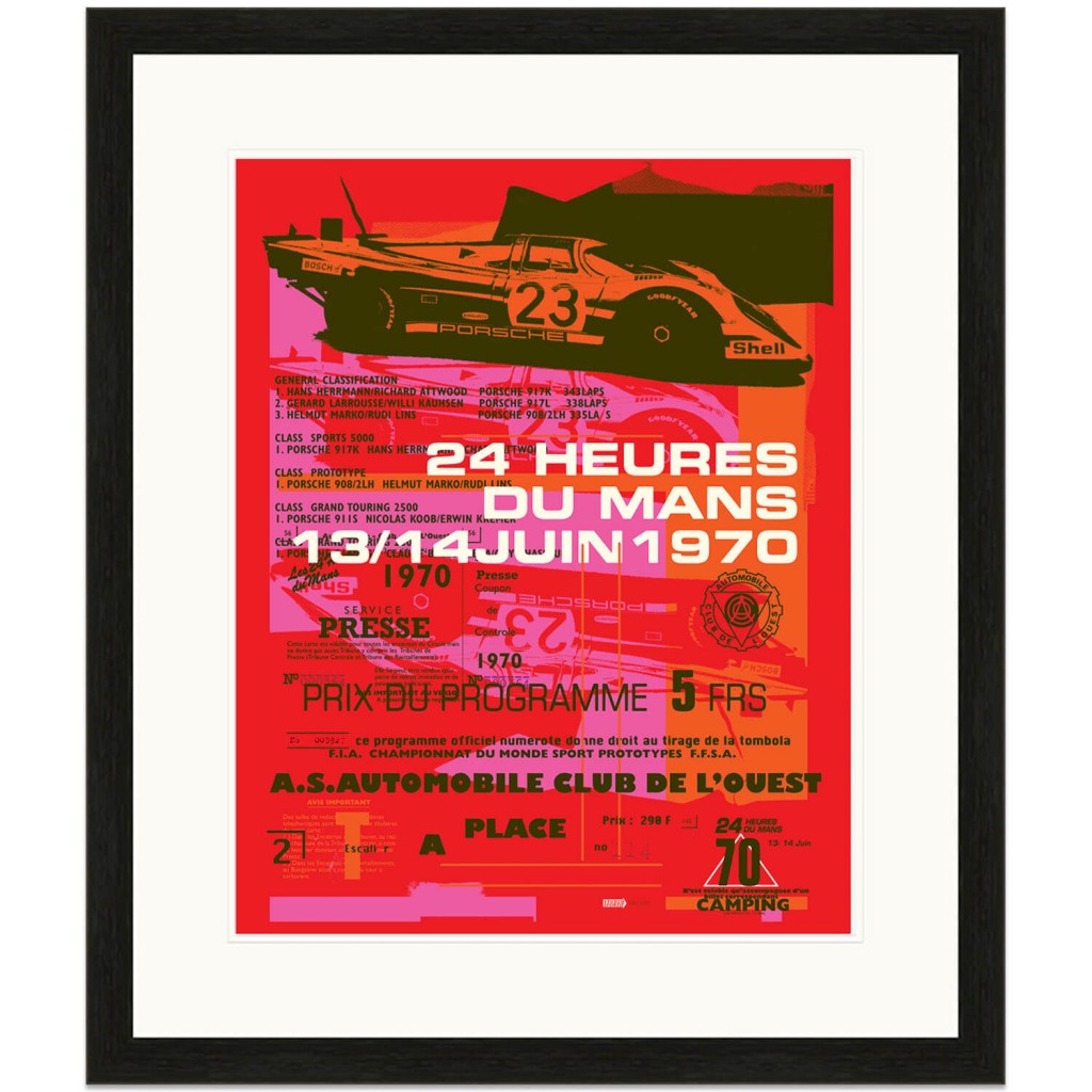 Porsche 917 | 1970 Le Mans 24 Hours Celebration | Art Print | Poster #4
