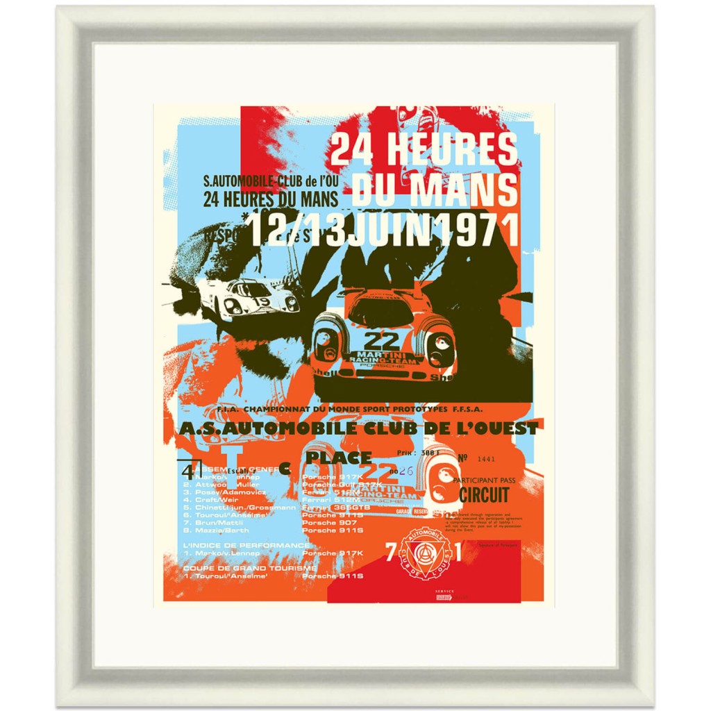 Porsche 917 | 1971 Le Mans 24 Hours Celebration | Art Print | Poster #2