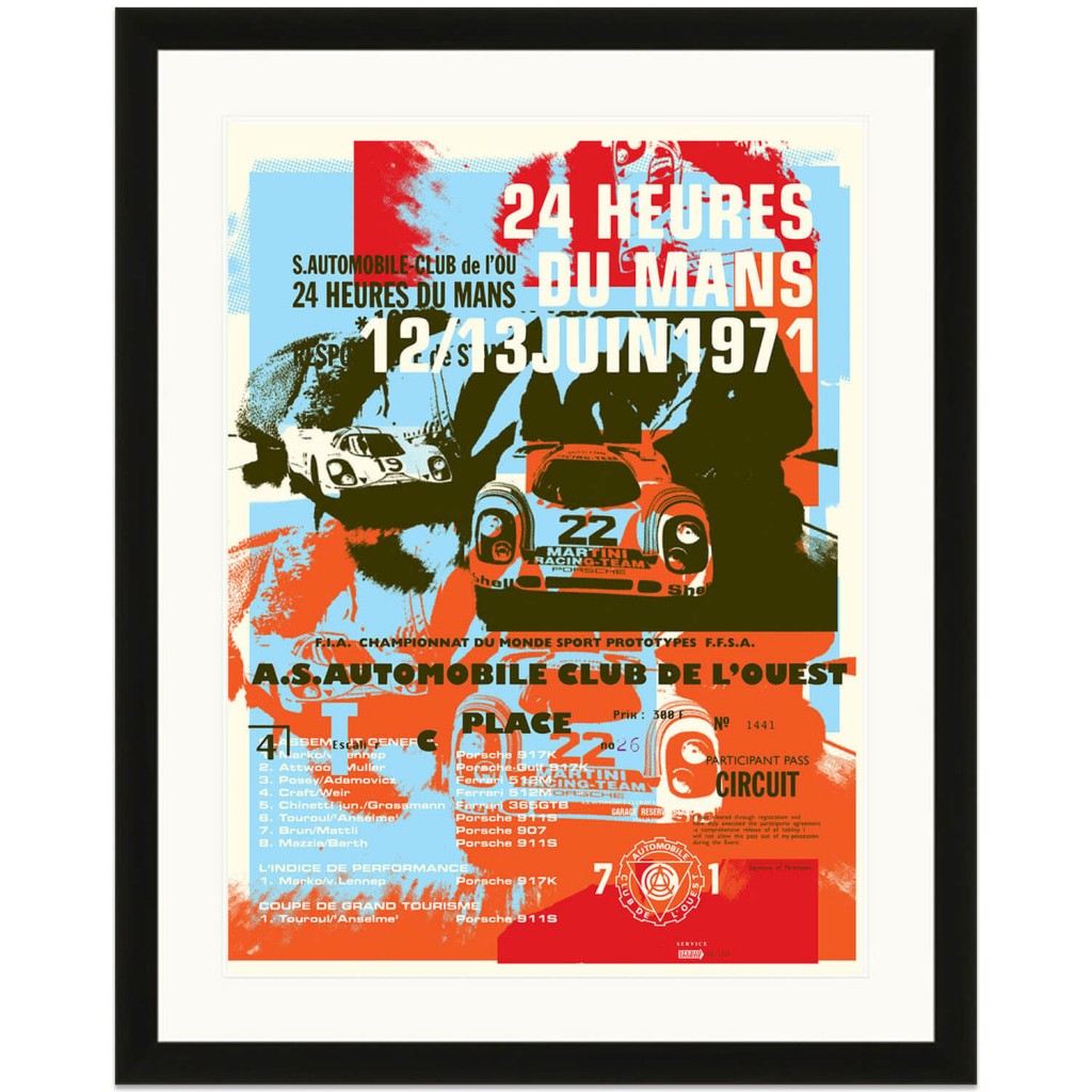 Porsche 917 | 1971 Le Mans 24 Hours Celebration | Art Print | Poster #2