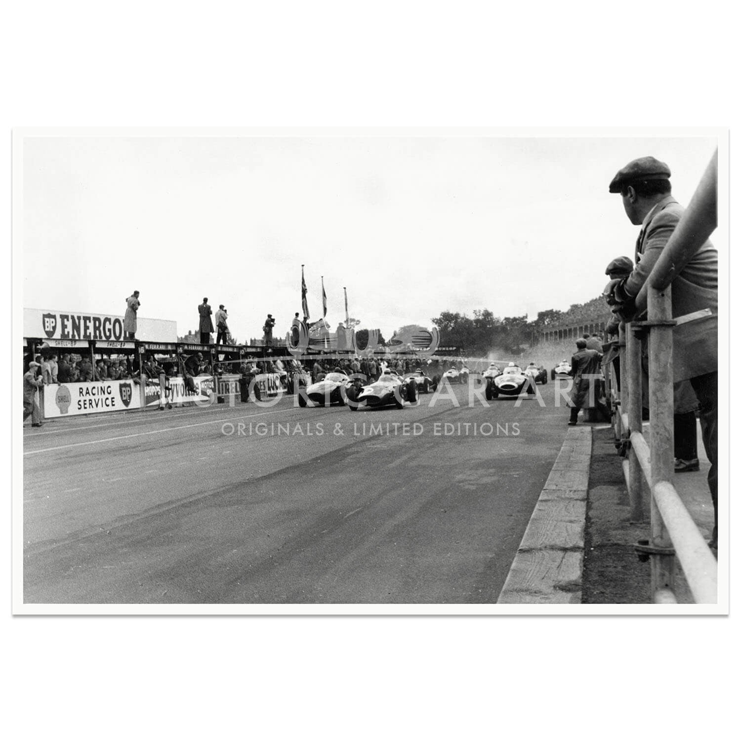 1957 British Grand Prix | Aintree | Startline | Photograph