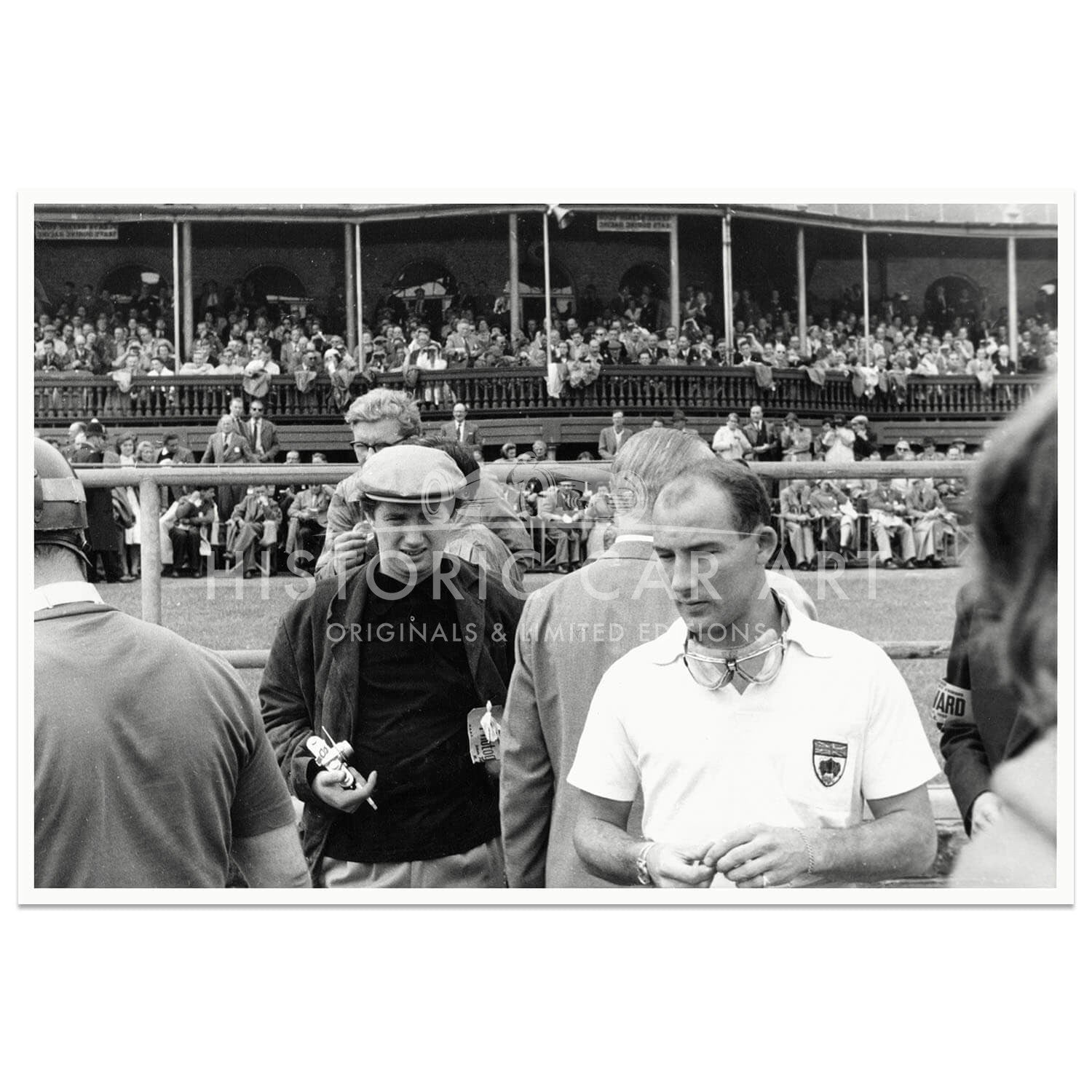 1957 British Grand Prix | Aintree | Stirling Moss before the start | Photograph