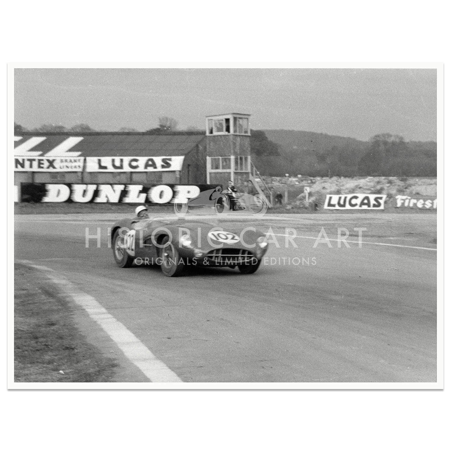 1958 Goodwood Sussex Trophy | Stirling Moss | Aston Martin DBR2 | Photograph