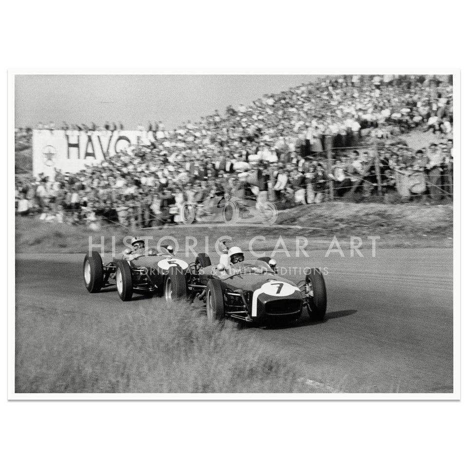 David LEWIN -1960 Dutch Grand Prix | Stirling Moss (Lotus) & Alan ...