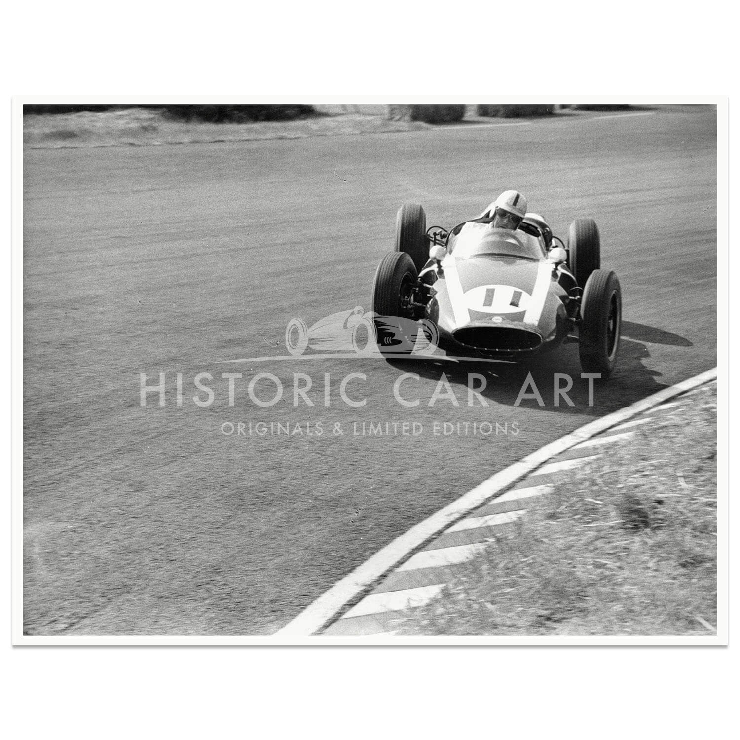 1960 Dutch Grand Prix | Jack Brabham slides the Cooper T53 | Photograph