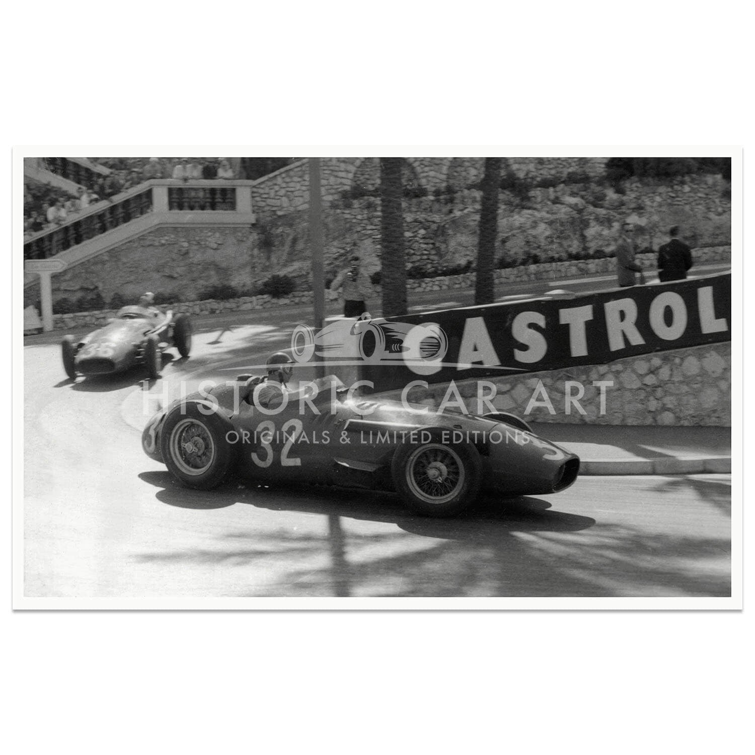 1957 Monaco Grand Prix | Juan Manuel Fangio | Maserati 250F | Photograph