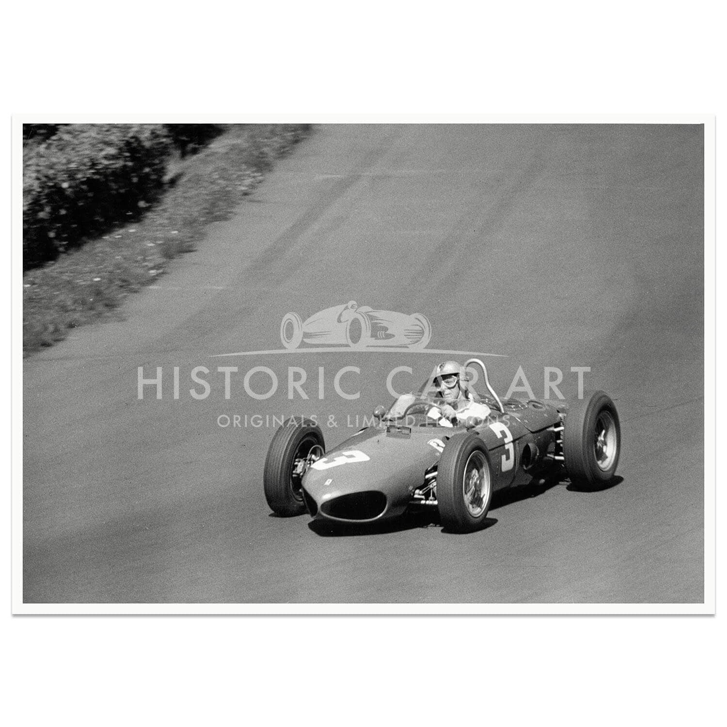 1961 German Grand Prix | Wolfgang von Trips | Ferrari Dino 156 | Photograph