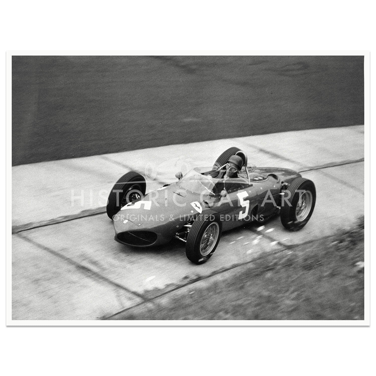 Richie Ginther in a Ferrari 156, finished 2nd in the Monaco GP 14 May Richie Ginther in a Ferrari 156, finished 2nd in the Monaco GP 14 May
