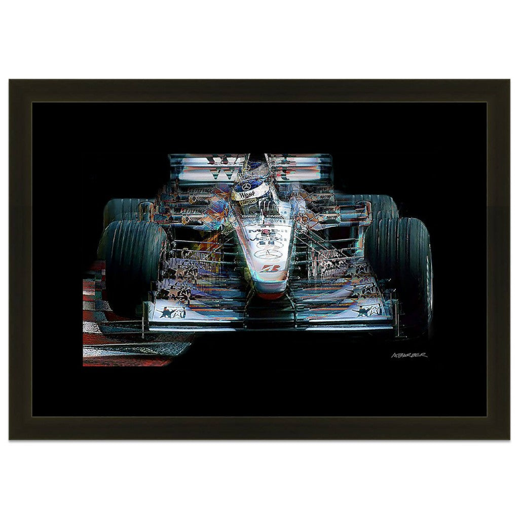 Mika Hakkinen | McLaren-Mercedes | Monaco Grand Prix | 2000 | Art Print