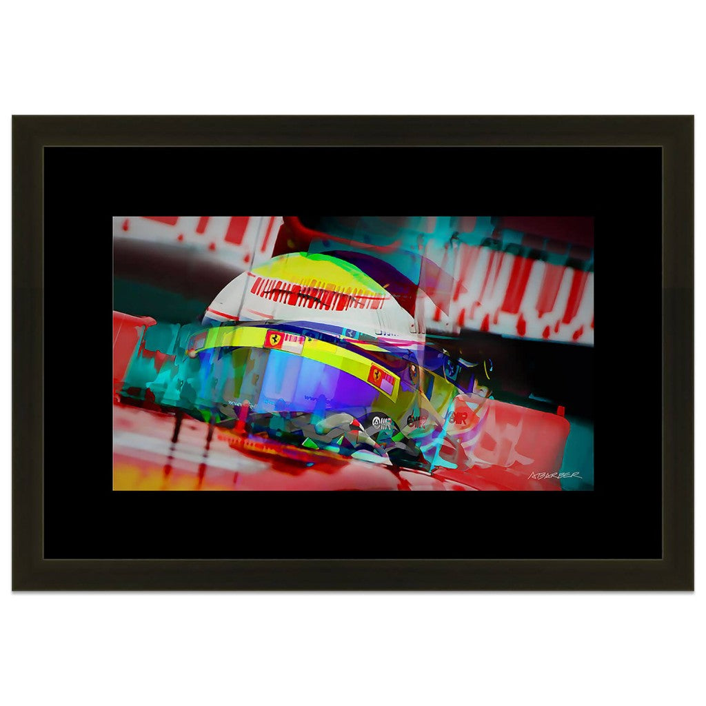 Felipe-Massa | Ferrari | Belgian Grand Prix | 2008 | Art Print