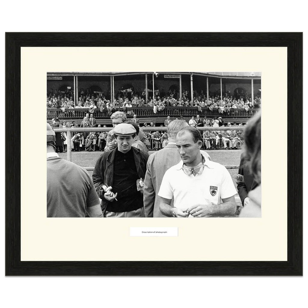 1957 British Grand Prix | Aintree | Stirling Moss before the start | Photograph