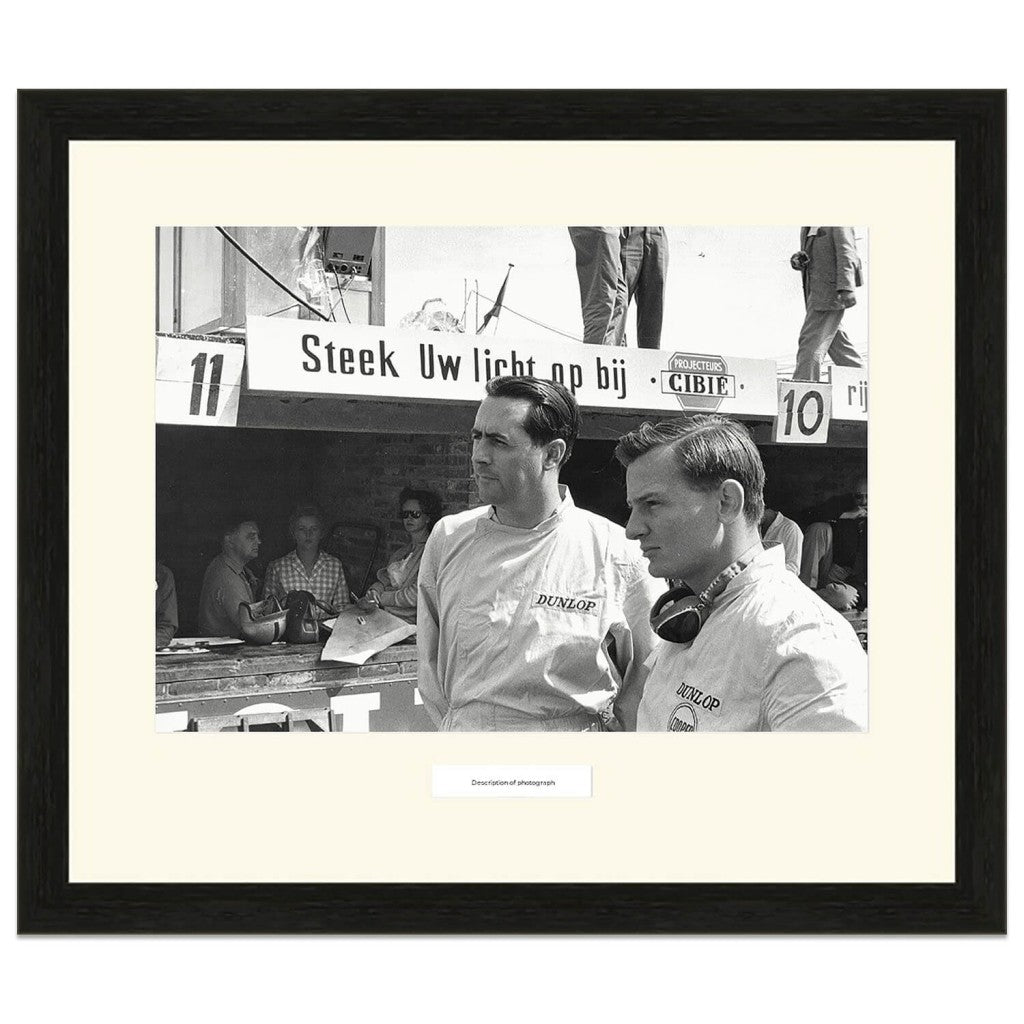 1960 Dutch Grand Prix | Jack Brabham & Bruce McLaren | Cooper Team | Photograph