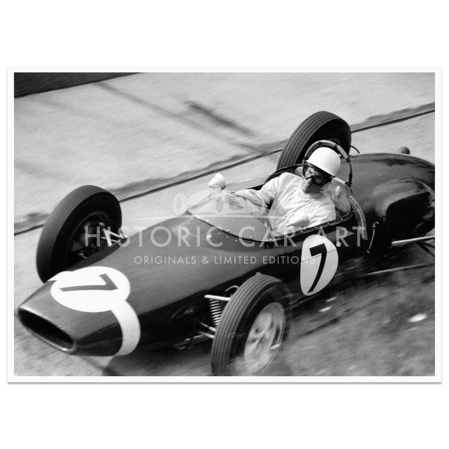 1961 German Grand Prix | Stirling Moss | Lotus 18/21 | Karussell | Photograph