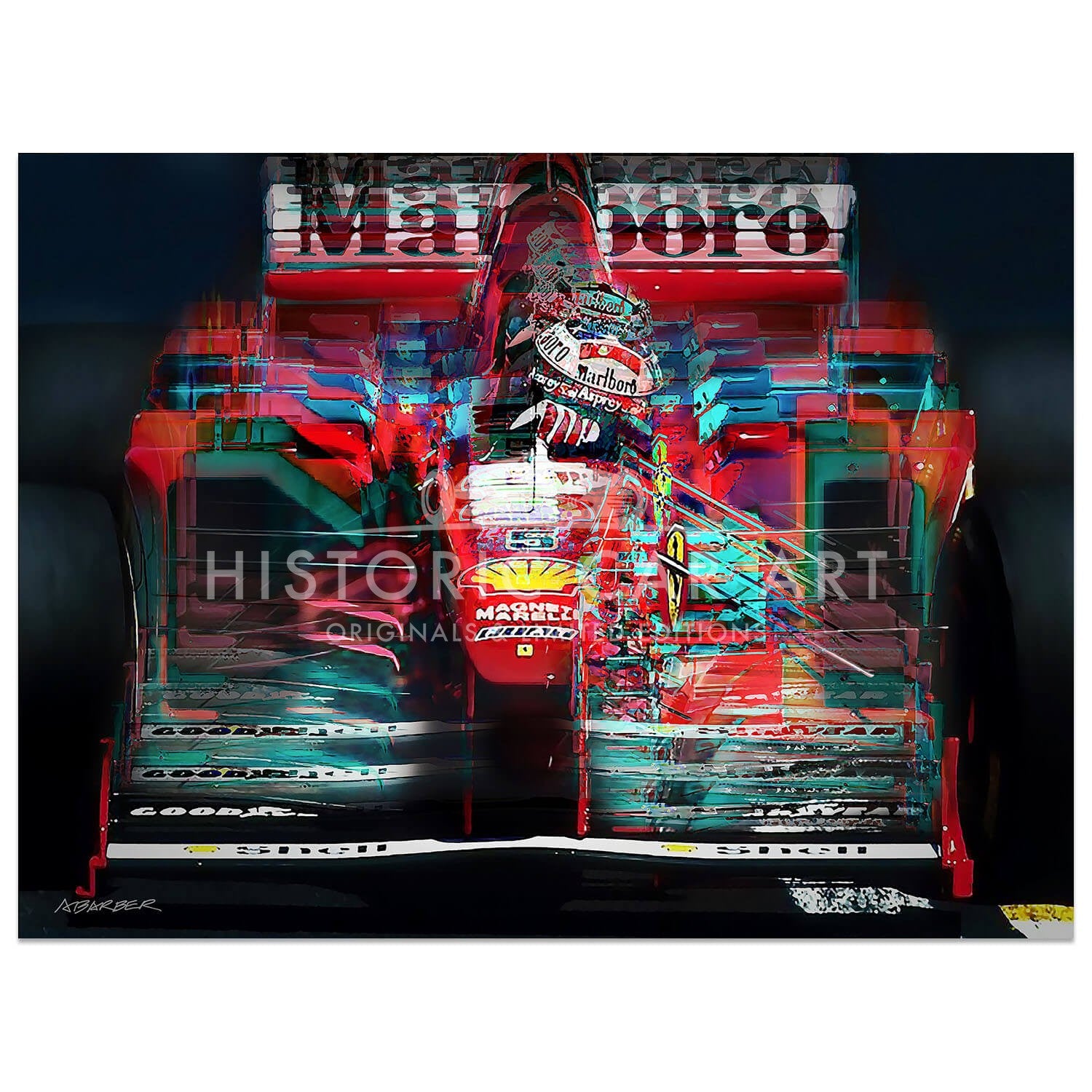 Michael Schumacher | Ferrari F310B | Brazilian Grand Prix | 1997 | Art Print