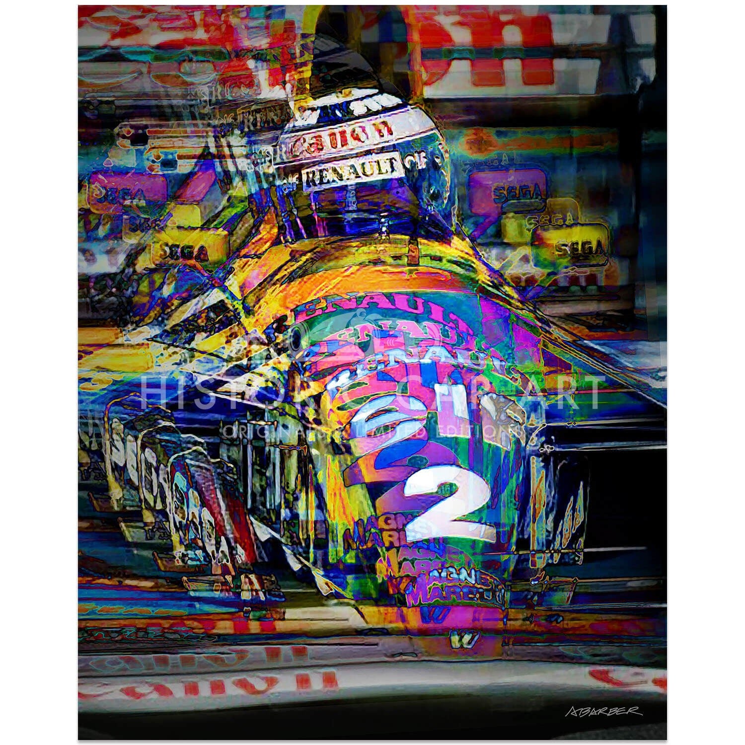 Alain Prost | Williams | German Grand Prix | 1993 | Art Print