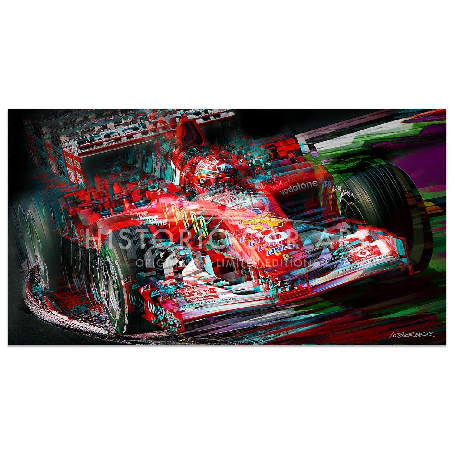 Michael Schumacher | Ferrari | Italian Grand Prix | 2002 | Art Print