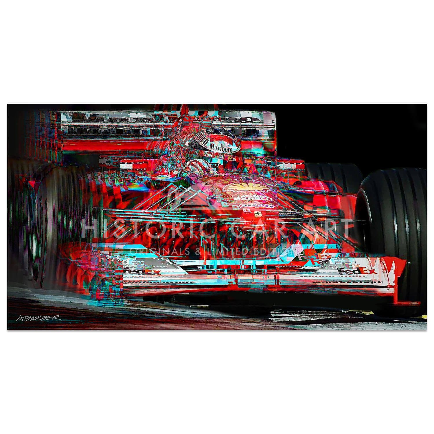 Michael Schumacher | Ferrari | San Marino Grand Prix | 2000 | Art Print