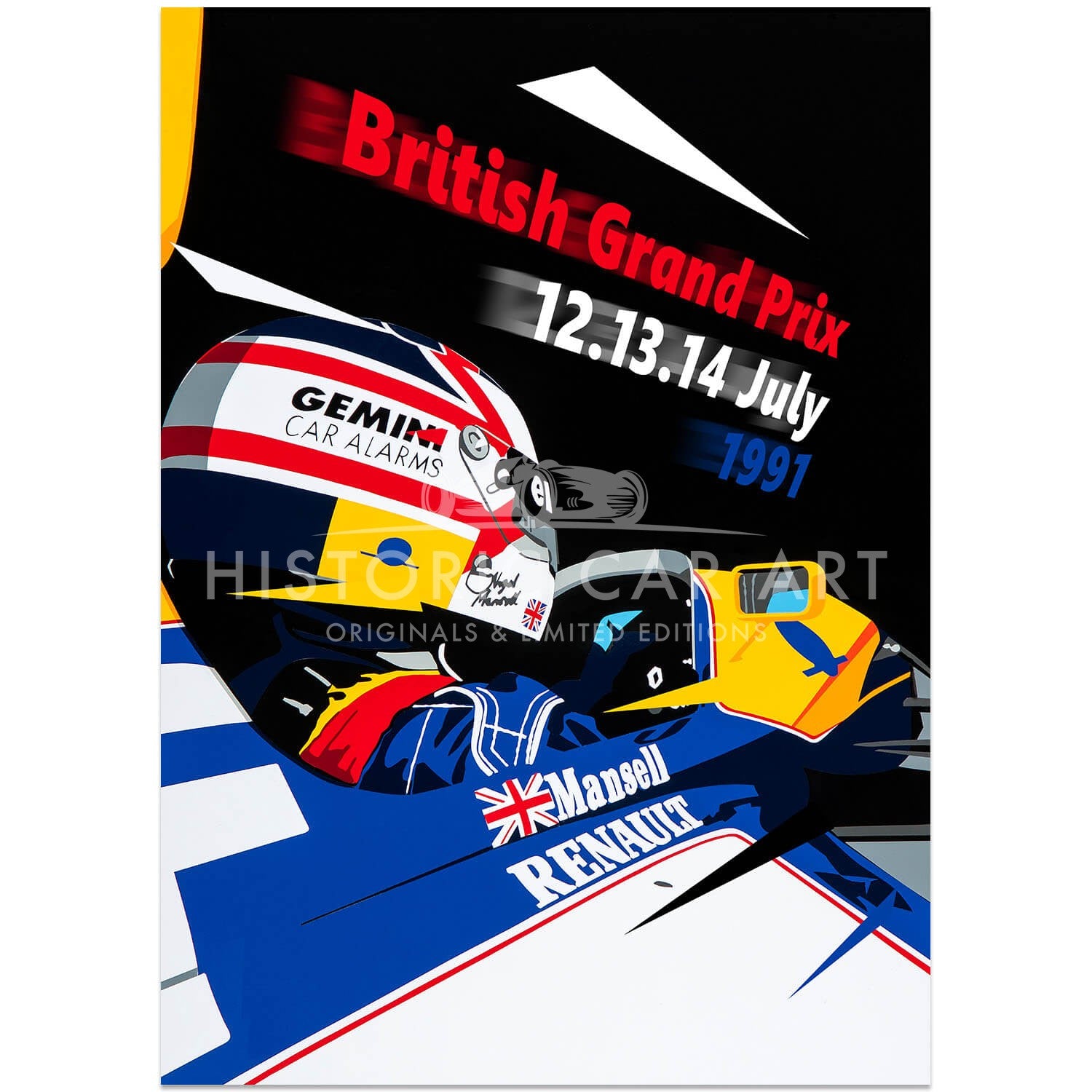 SPEED ICONS: British Grand Prix 1991 | Poster