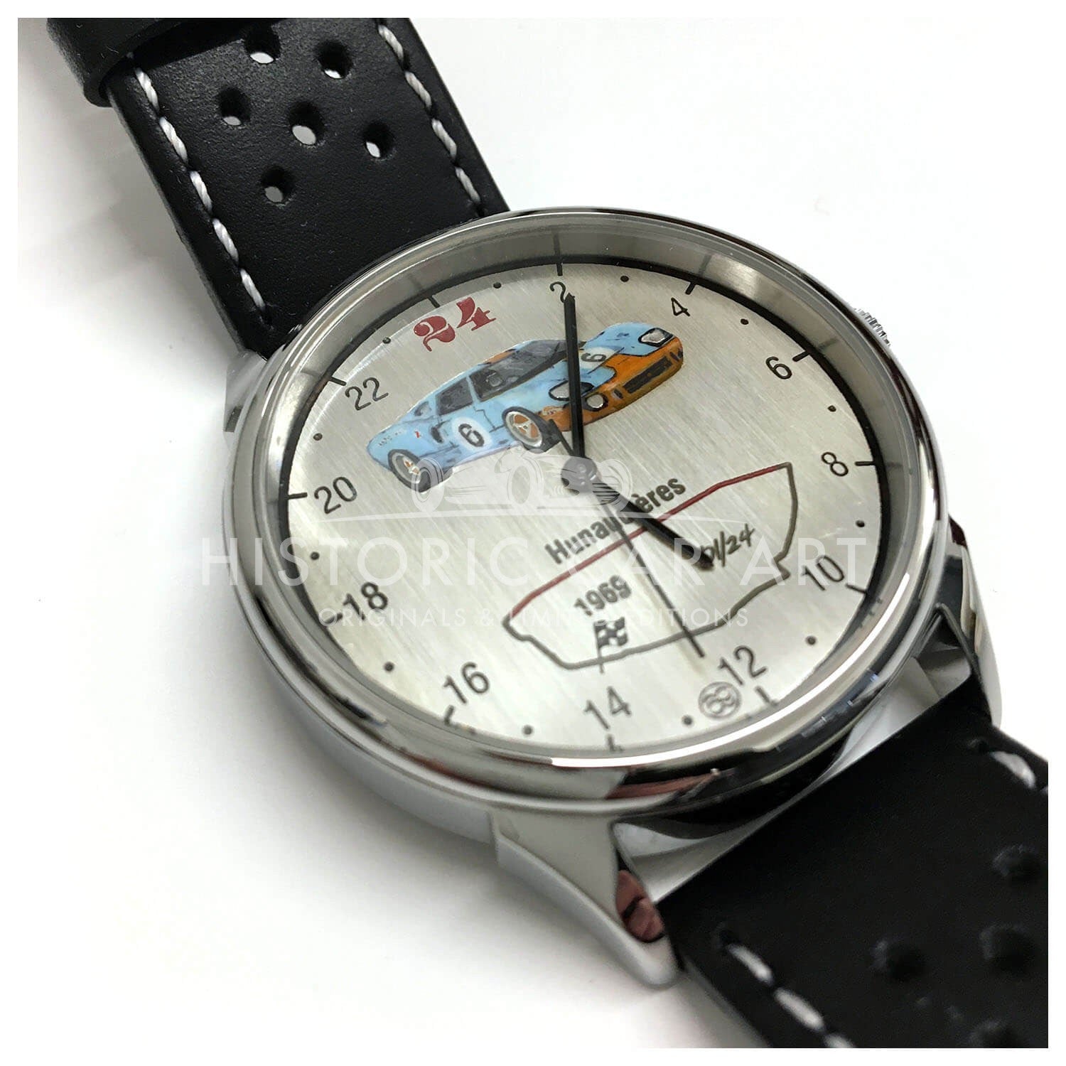 Handmade 24 Hour Watch | Le Mans 1969 | Ford GT40 Art