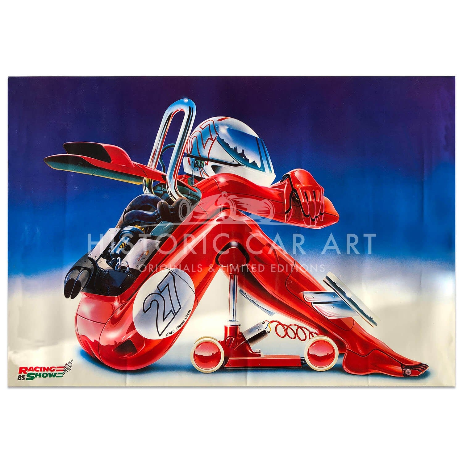 Italian | Racing Car Show 1985 | Original Poster
