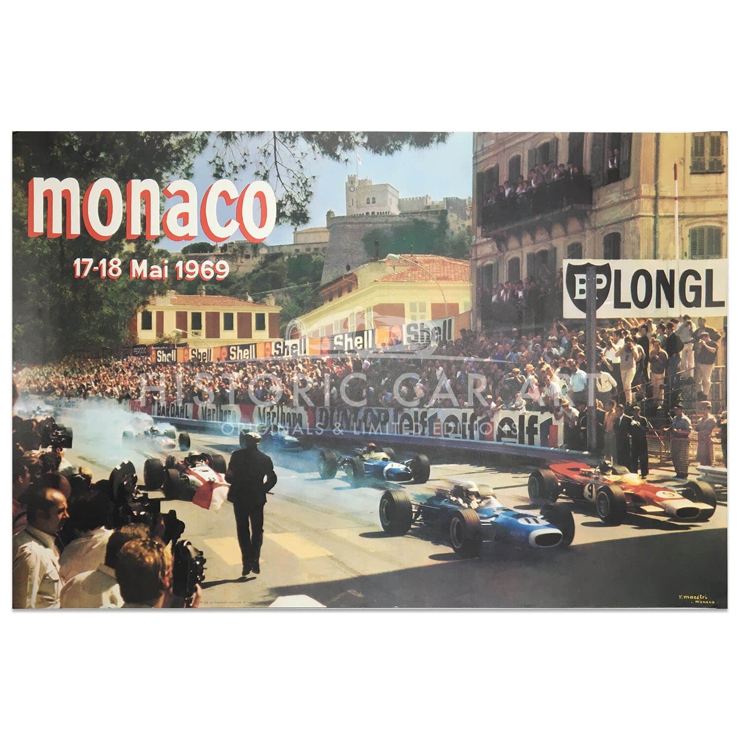 French | Monaco Grand Prix 1969 | Original Poster