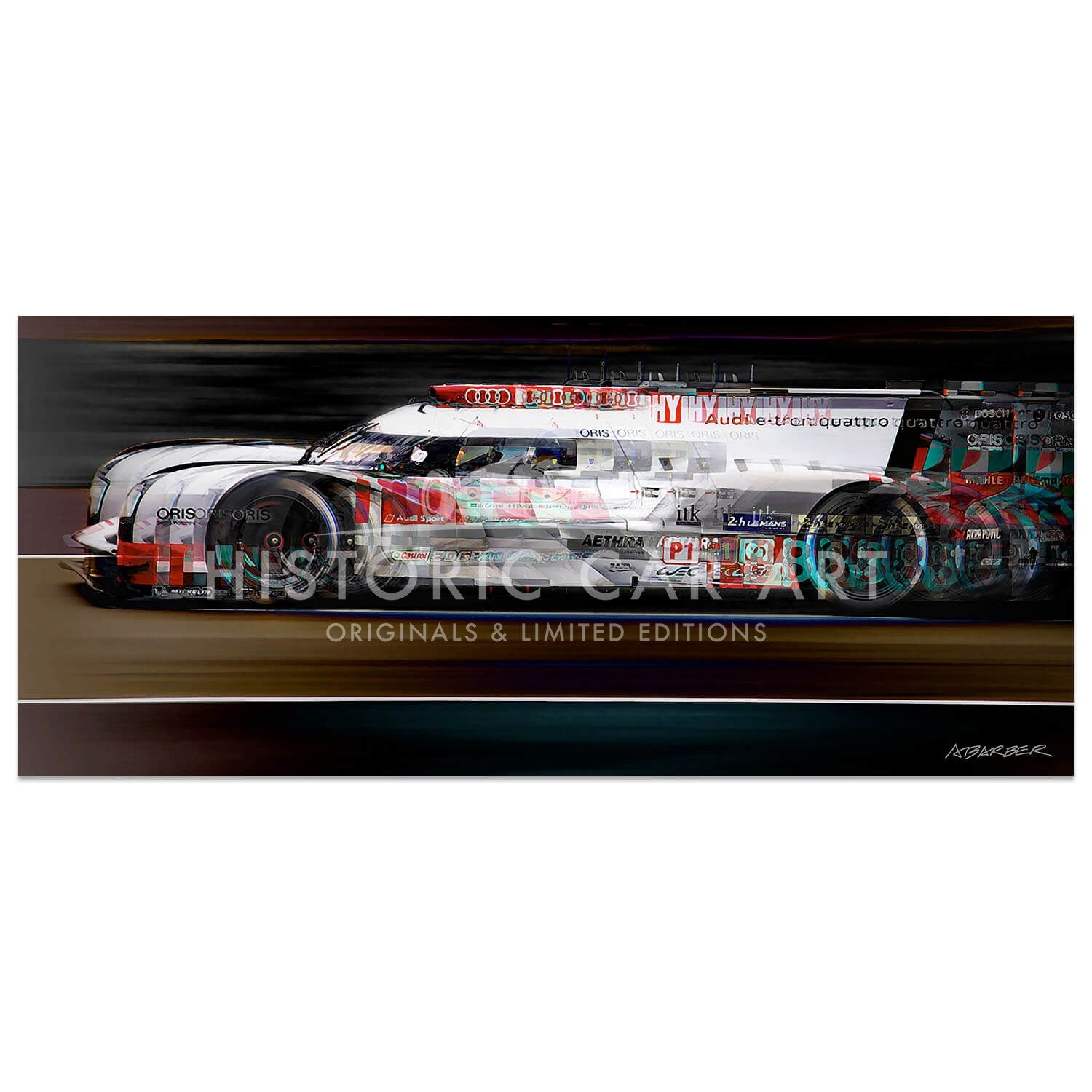 Audi R18 E-Tron Quattro | Team Joest | Le Mans 24H 2015 | Art Print