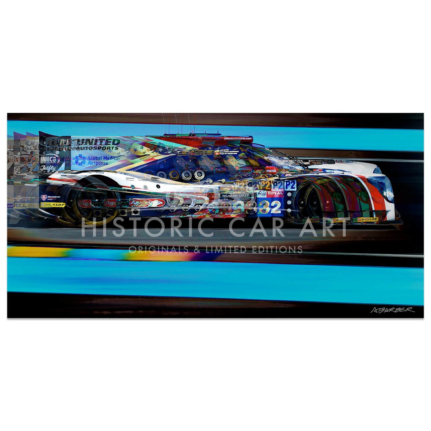Ligier JSP217 Nissan | United Motorsport | Le Mans 24H 2018 | Art Print
