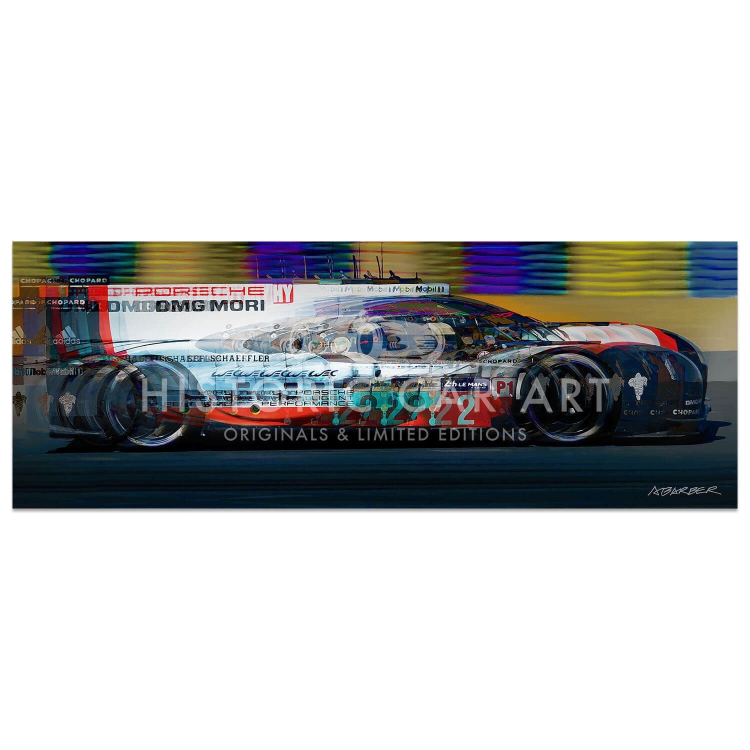 Porsche 919 Hybrid | Le Mans 24H 2017 | Art Print