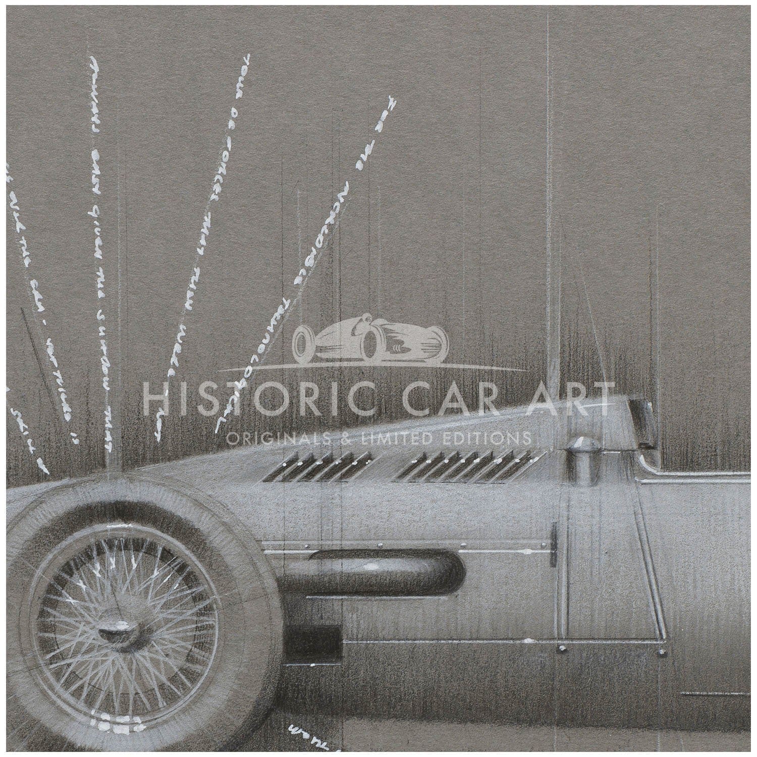 Auto Union V16  | 1934 | Art Print