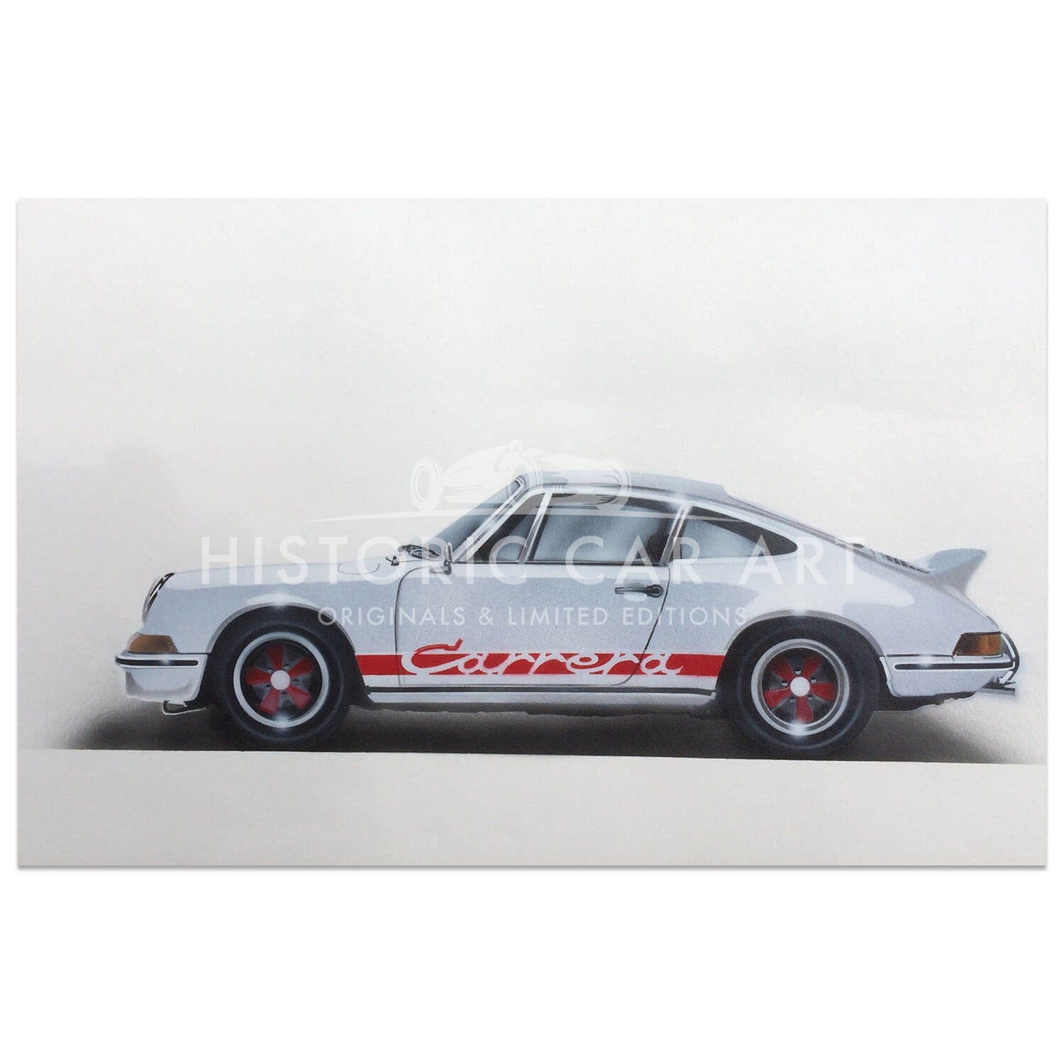 1973 Porsche Carrera RS | White | Artwork