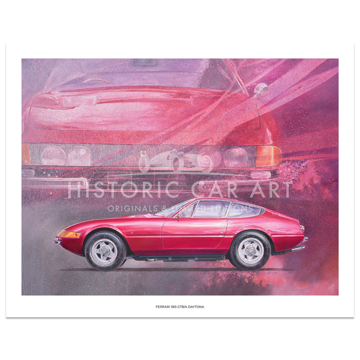 Ferrari Daytona 365 GTB/4  | Art Print