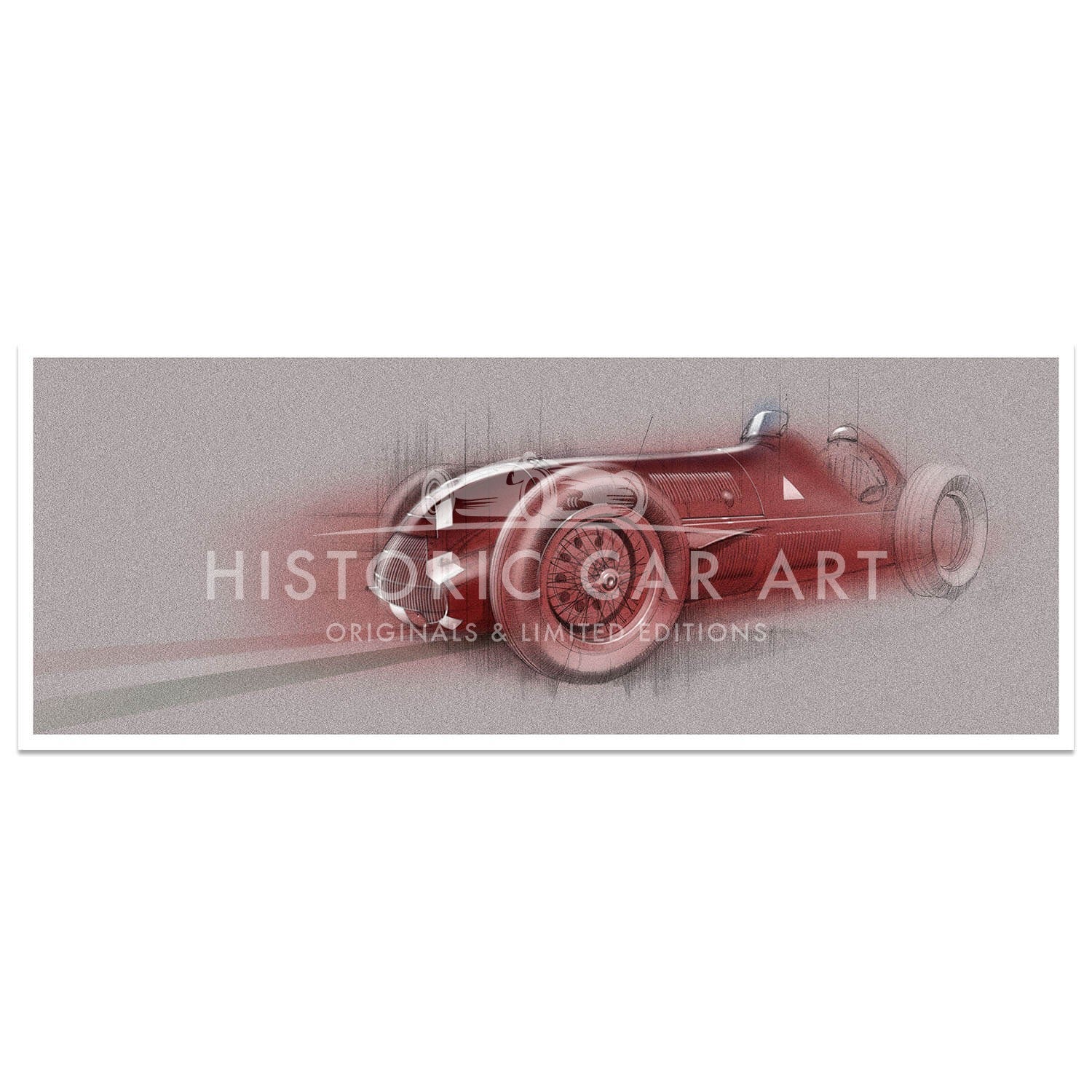 Alfa Romeo 158 - Alfetta - Grand Prix Car | Art Print