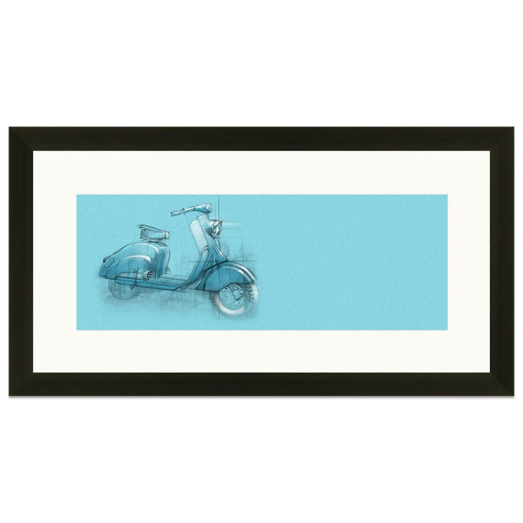 Adam Innocenti REVS ART | Adam GOMPERTZ -Innocenti Lambretta 150 LD | Art Print ...