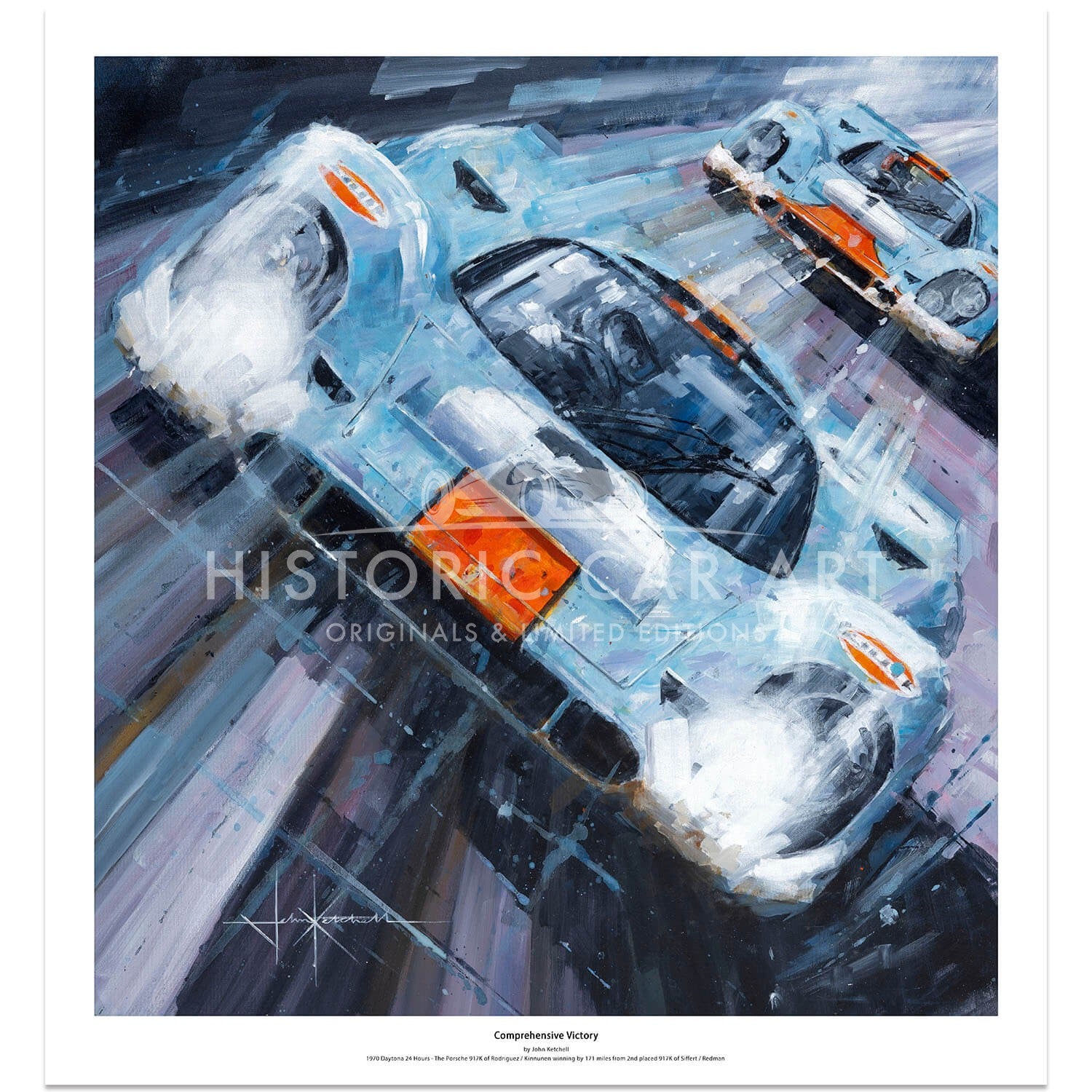Comprehensive Victory | Daytona 24 Hours 1970 | Porsche 917K | Art Print