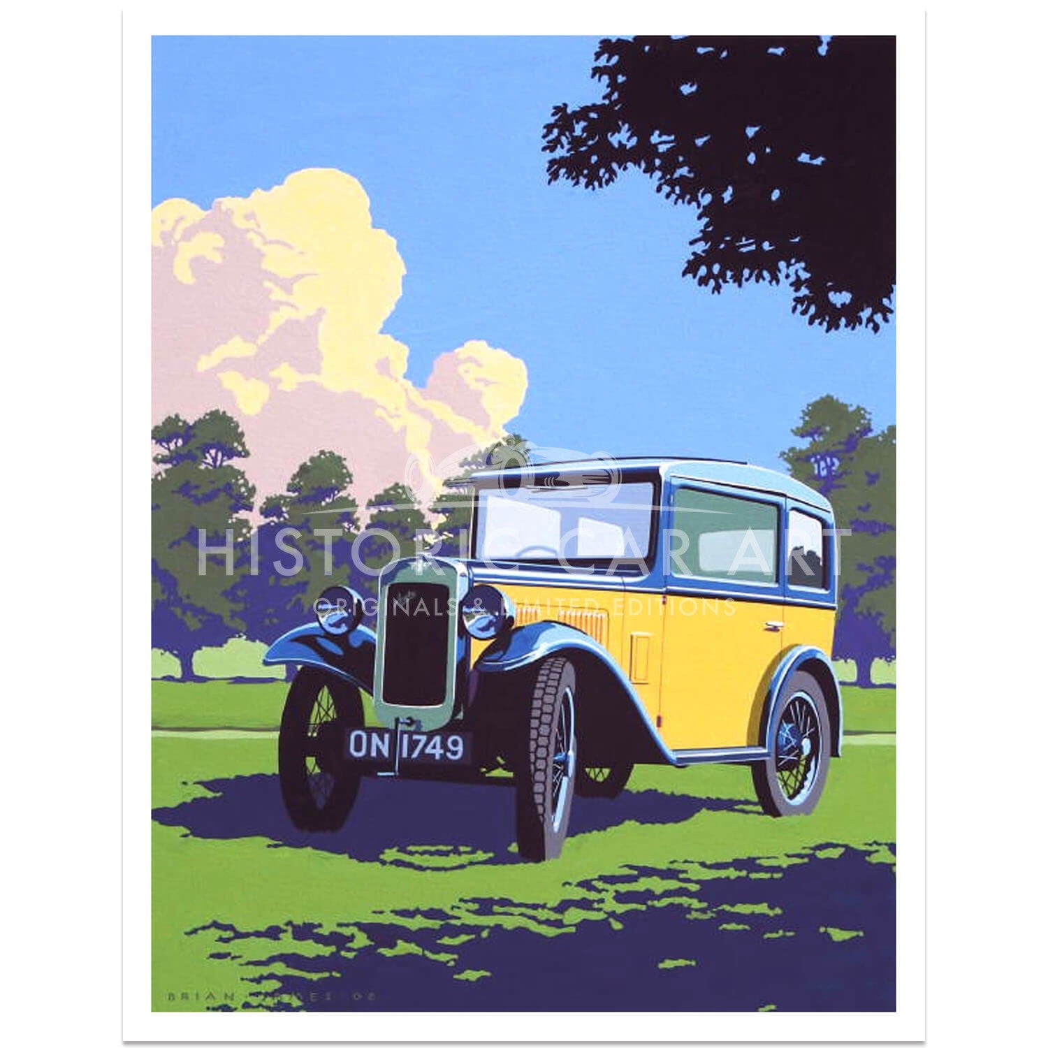 1930 Austin Seven - Print