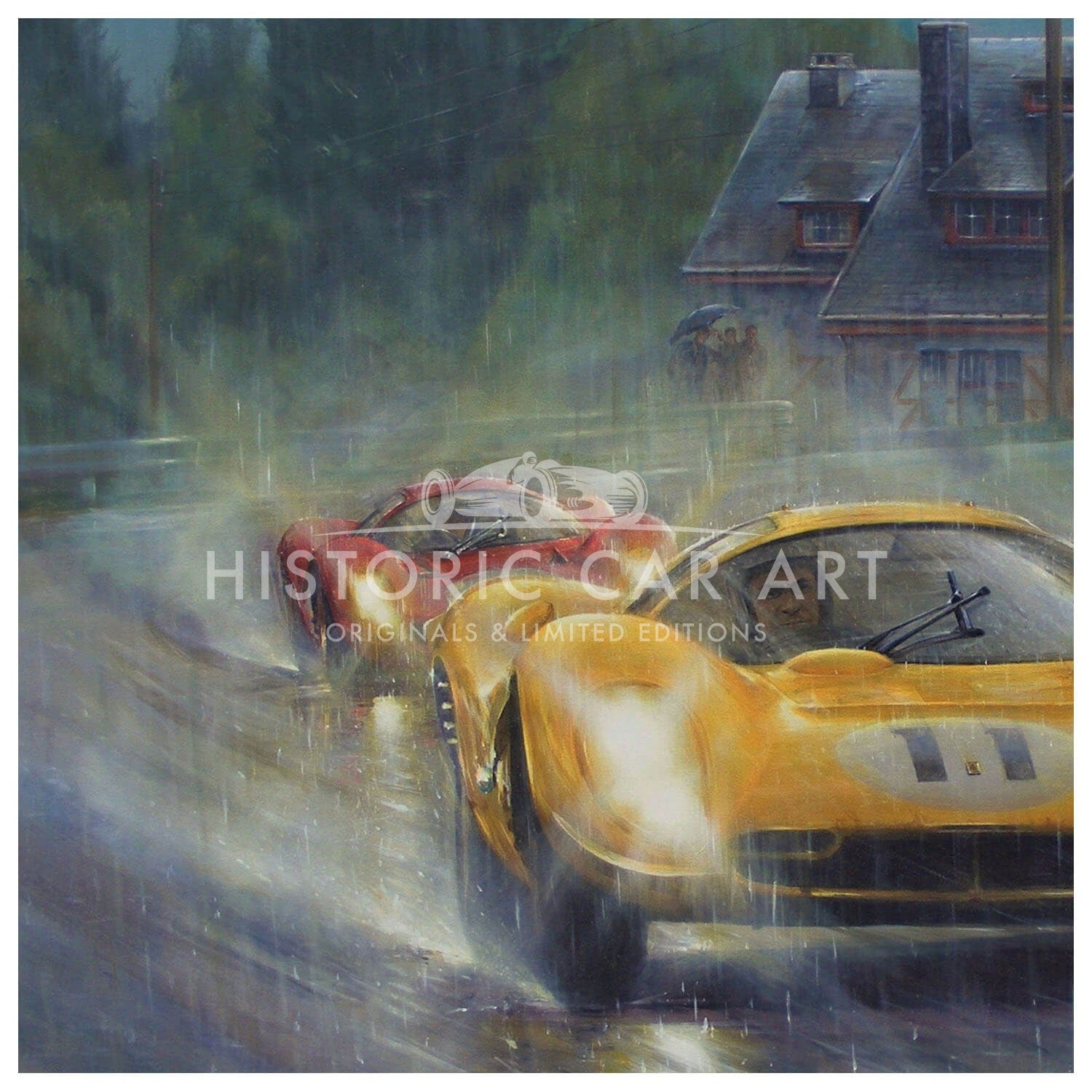 Spa 1000km 1967 | Ferrari | Mairesse | Artwork
