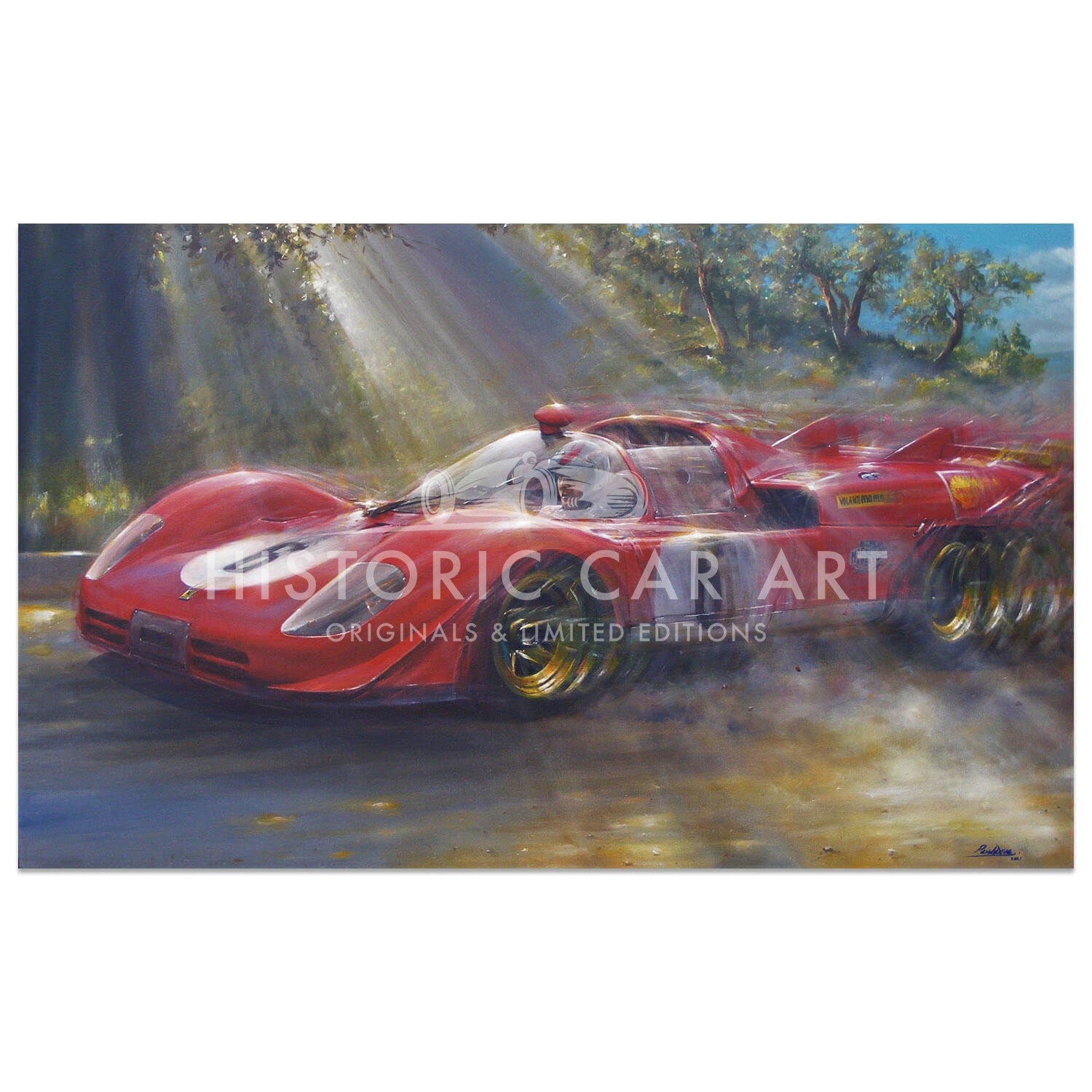 Local Hero | Targa Florio 1970 | Ferrari | Vaccarella | Artwork