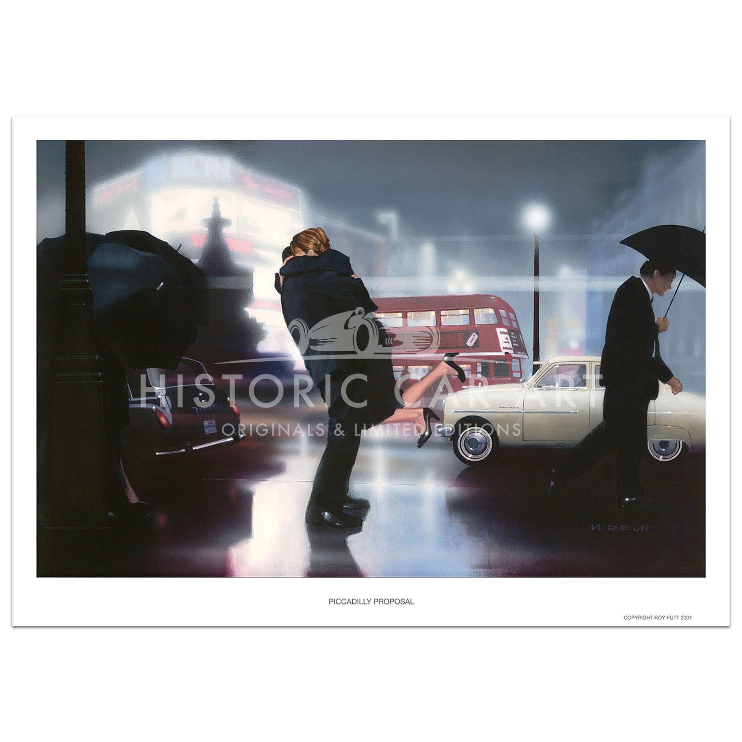 Piccadilly Proposal - Piccadilly Circus London | 1959 | Art Print