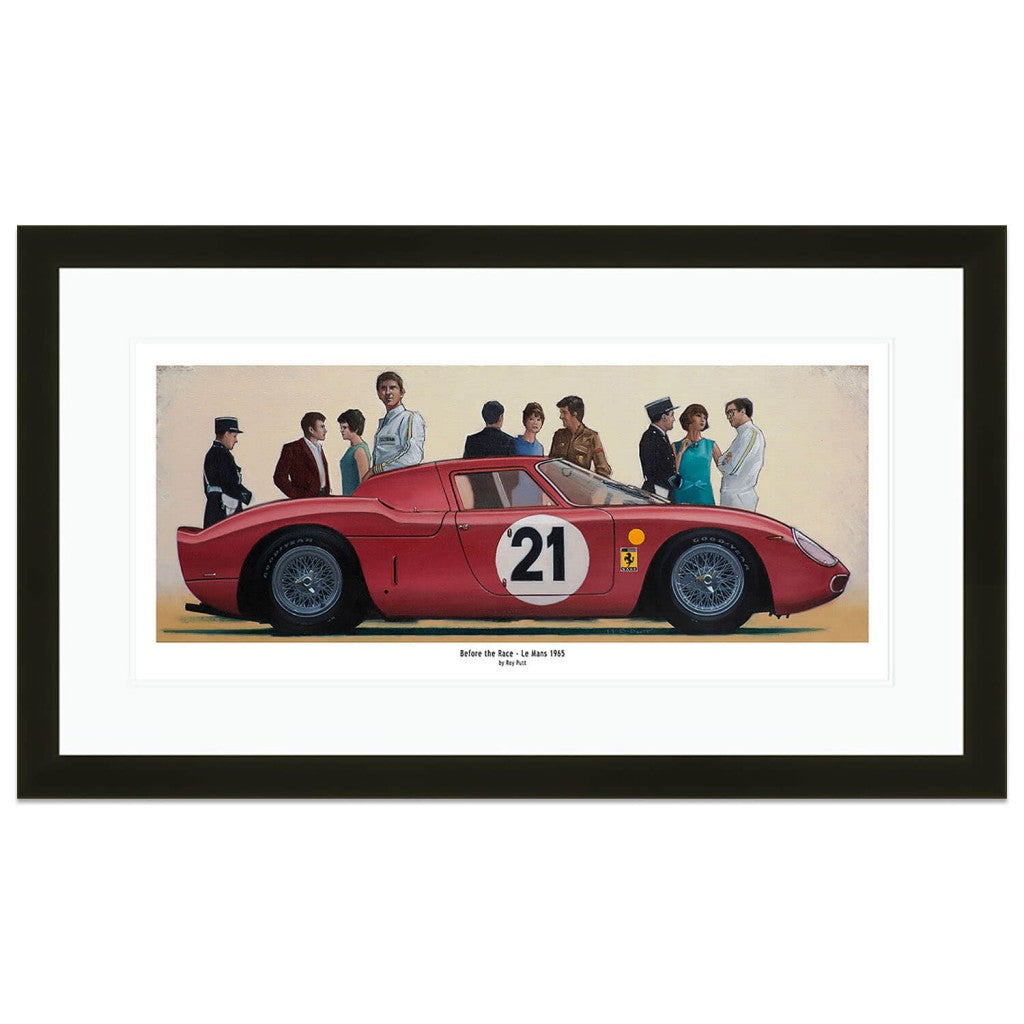 Before the Race - Le Mans 1965 - Ferrari 250LM | Le Mans | 1965 | Art Print