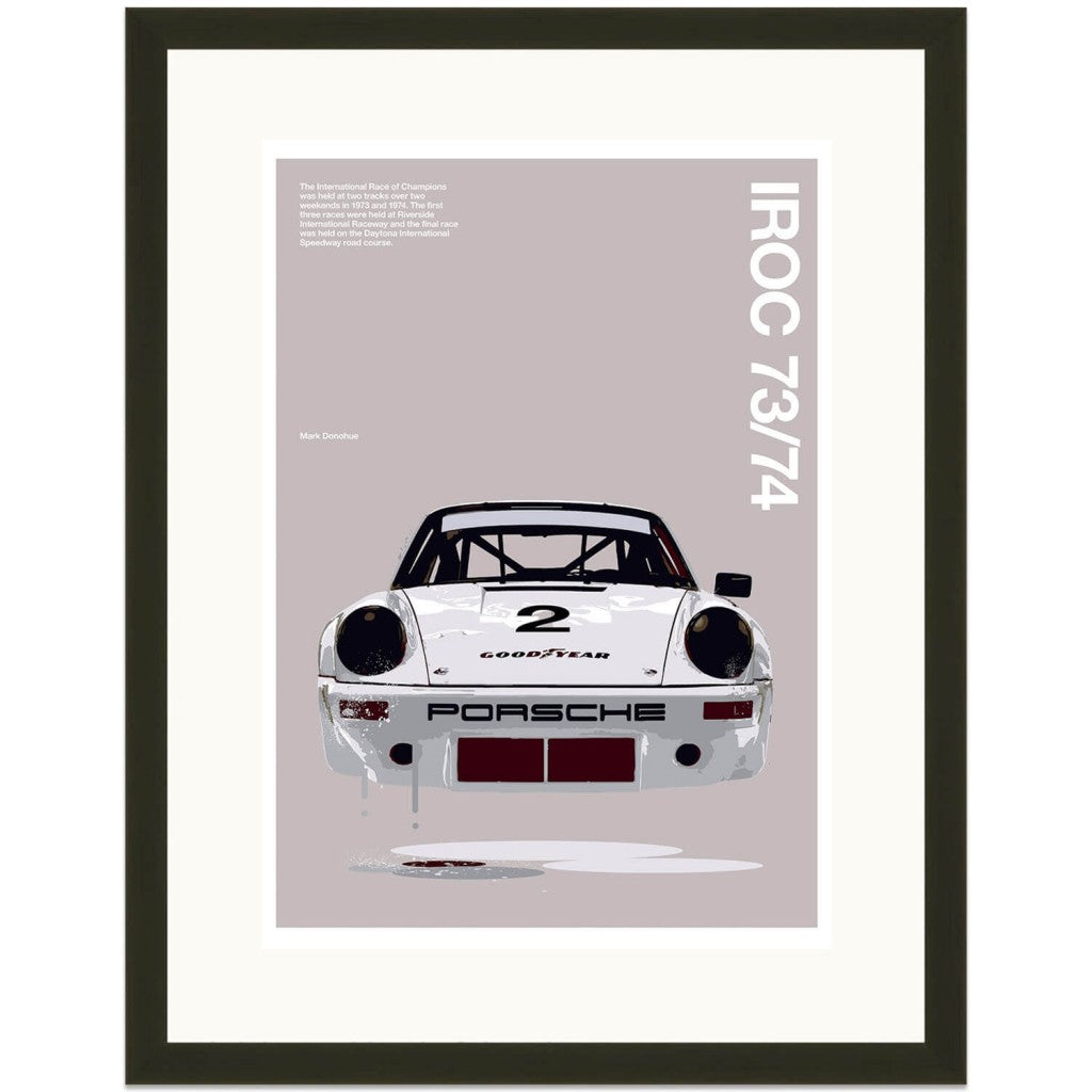 Porsche | IROC | Carrera RSR | Donohue | Art Print | Poster