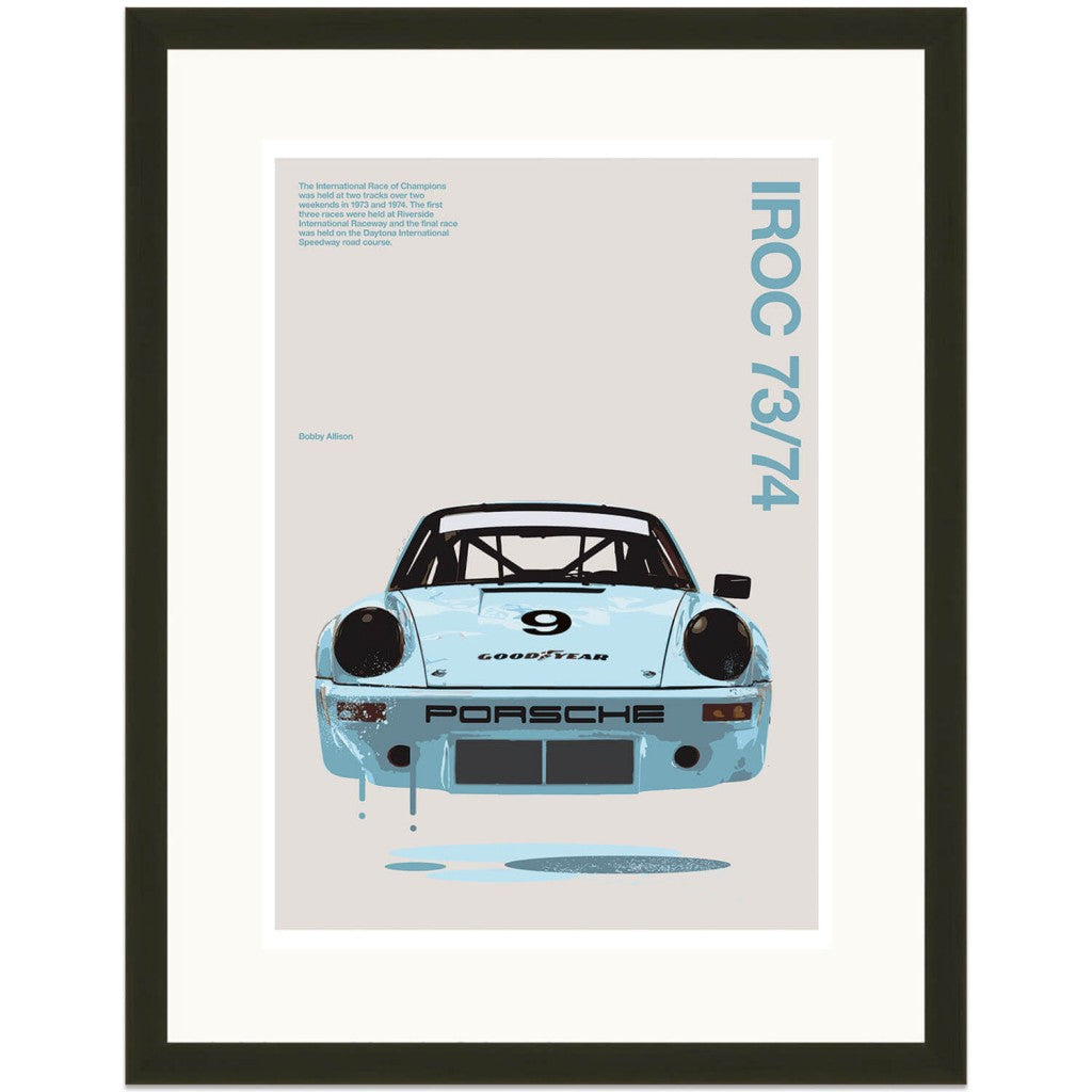 Porsche | IROC | Carrera RSR | Allison | Art Print | Poster