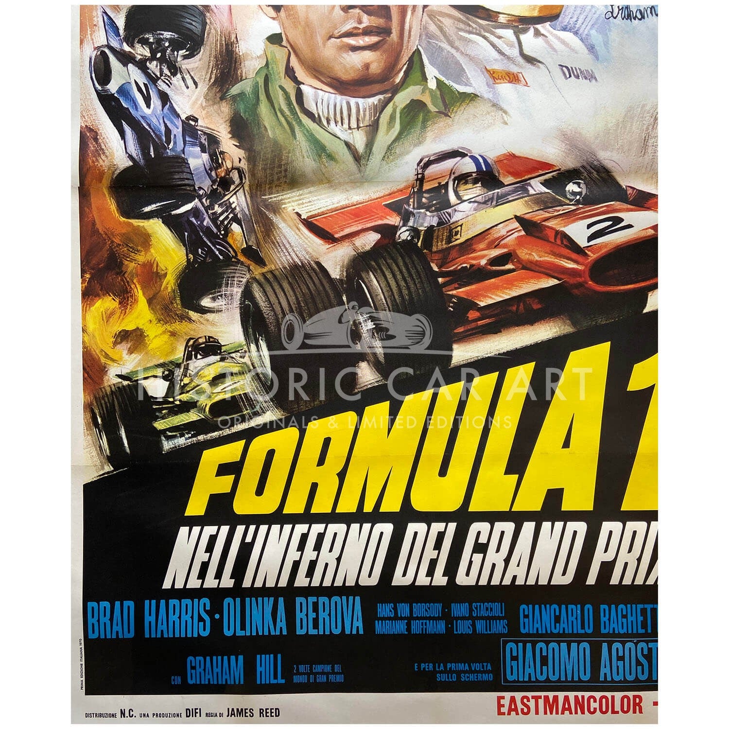 Italian | Formula 1 Film | Nell Inferno del Grand Prix | Original Poster