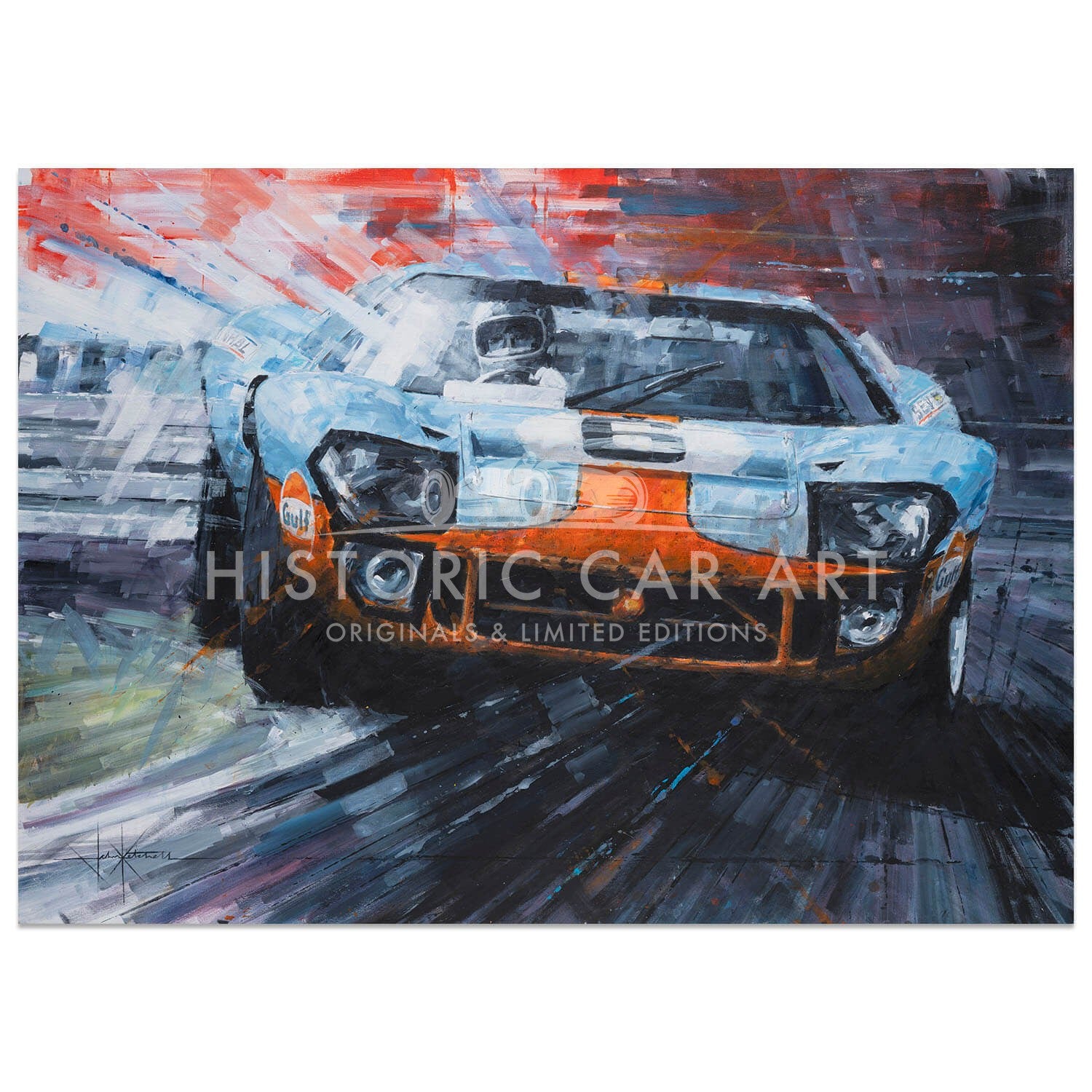Legend of Le Mans | Ford GT40 | Le Mans 24H 1969 | Artwork