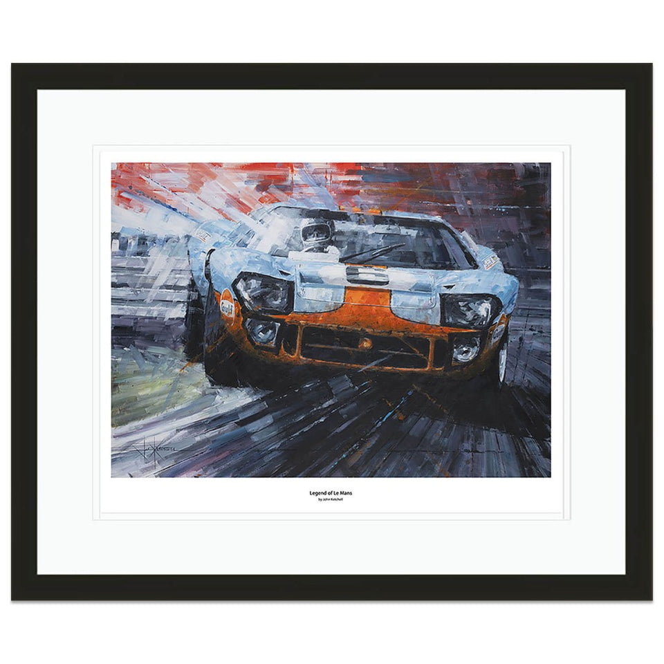 John KETCHELL -Legend of Le Mans | Ford GT40 | Le Mans 24H 1969 | Art ...