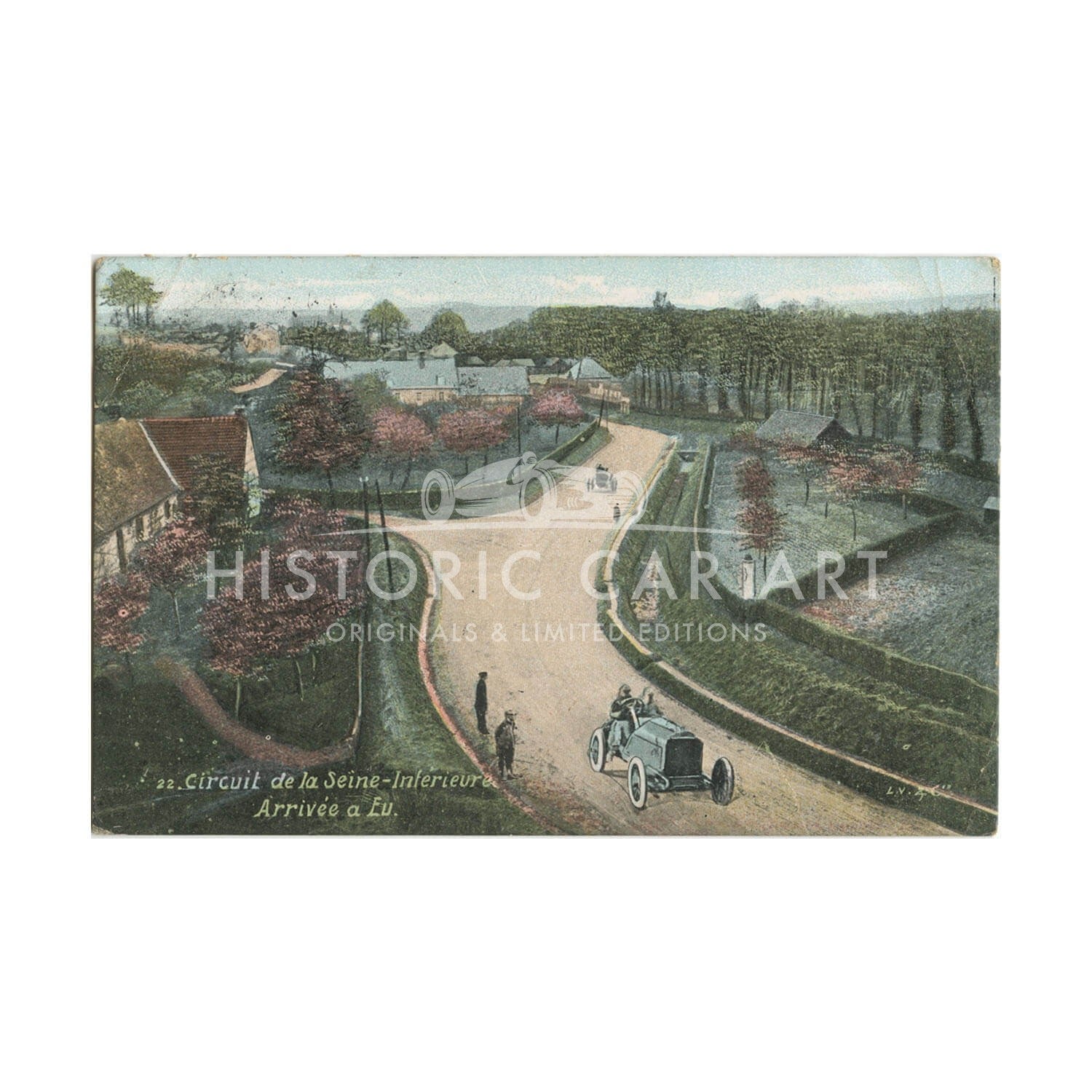 French | 1900s Circuit de la Seine Inferieure #2 | Vintage Postcard